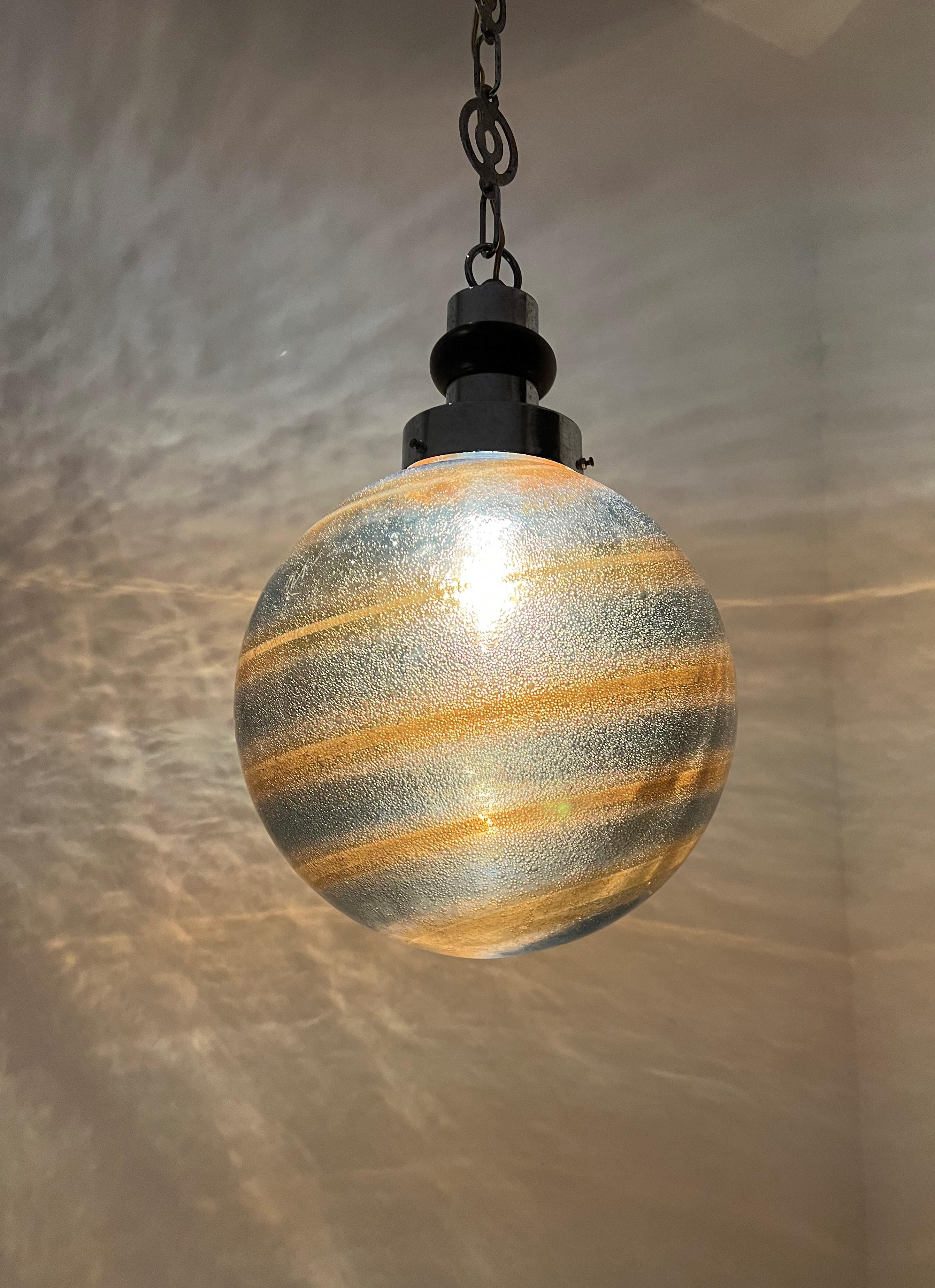 Mid-Century Modern Table Lamp ITSO Barovier e Toso, Murano Glass, Italy, 1950's For Sale 3