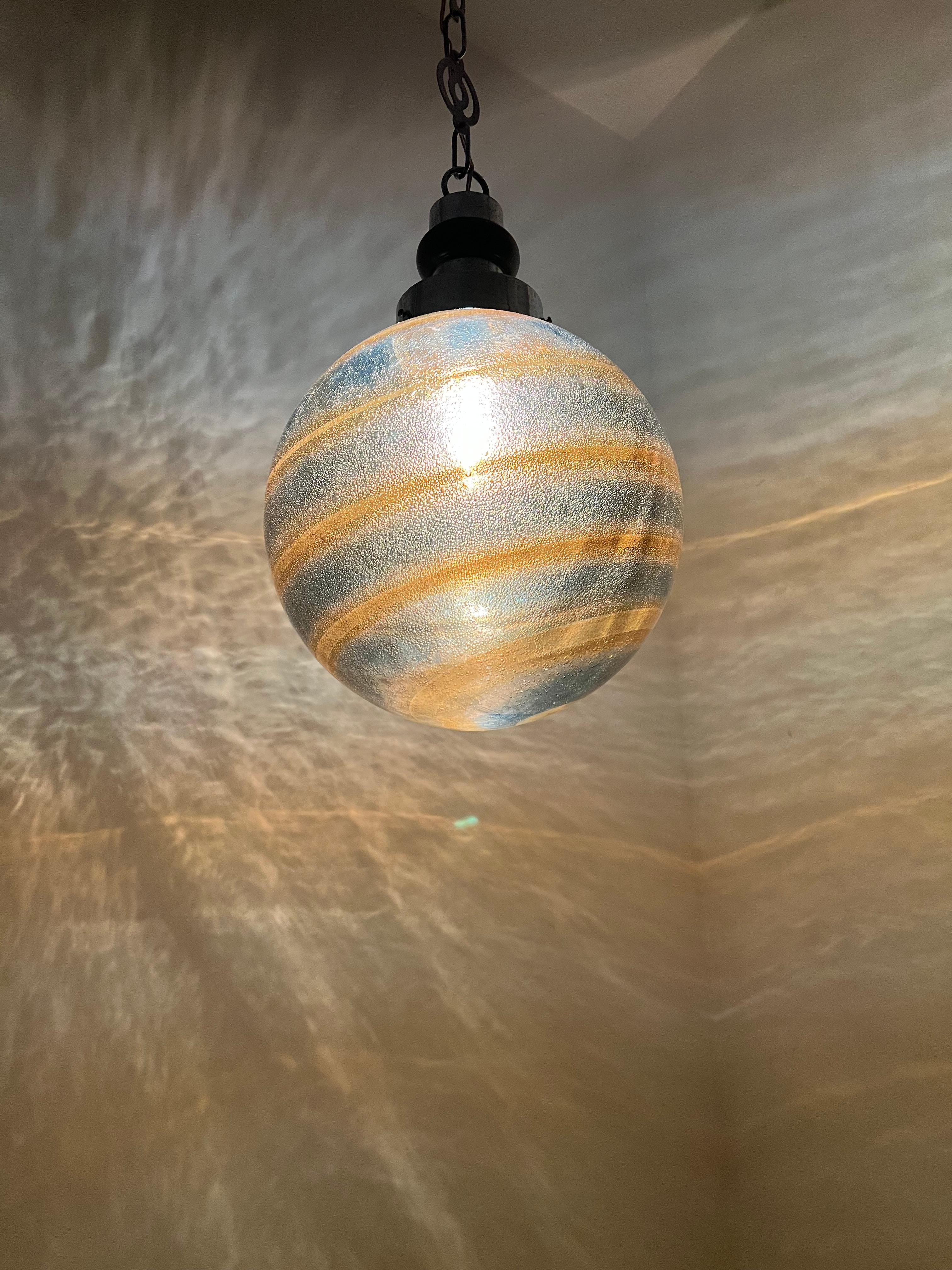 Mid-Century Modern Table Lamp ITSO Barovier e Toso, Murano Glass, Italy, 1950's For Sale 8