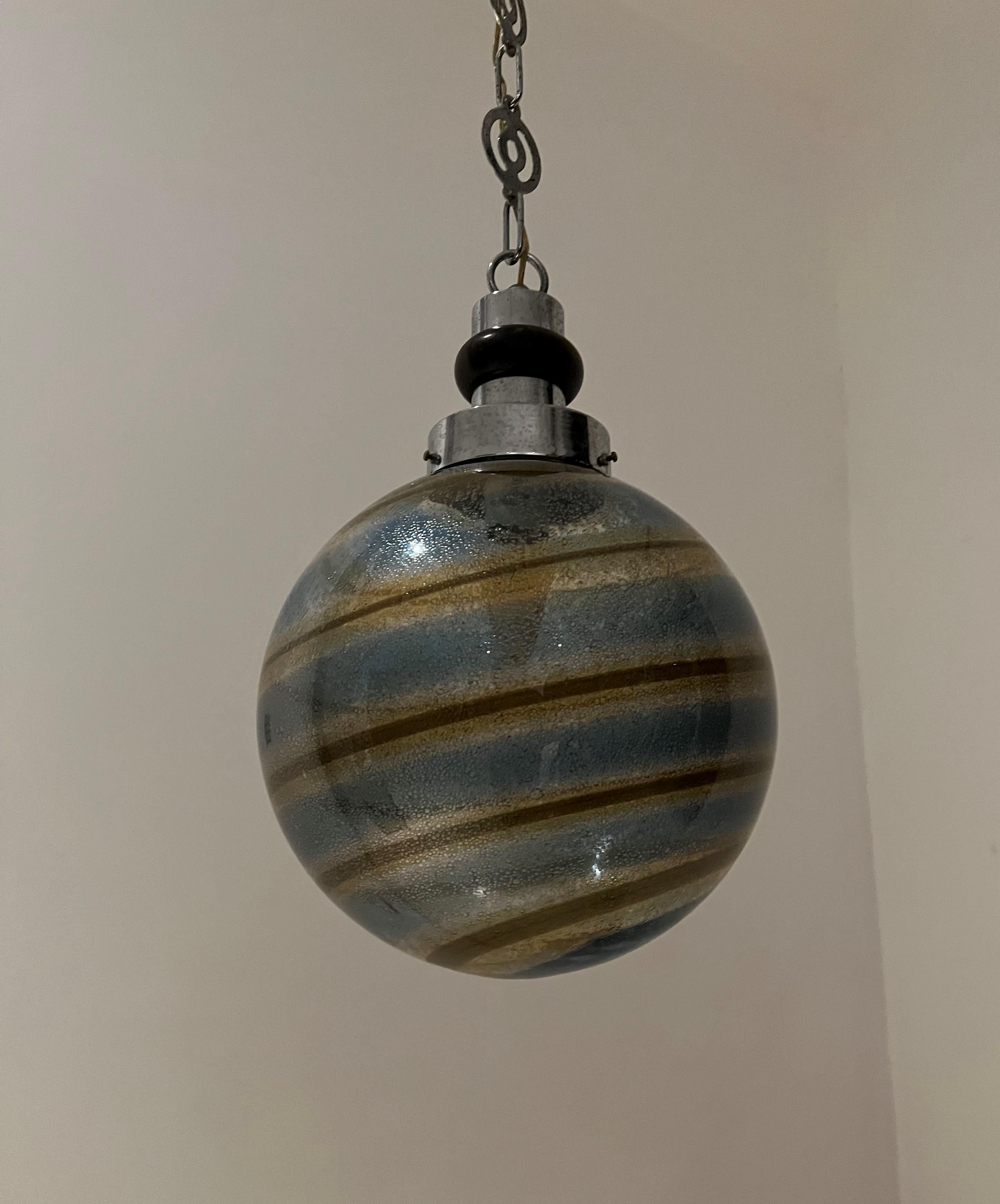 Mid-Century Modern Table Lamp ITSO Barovier e Toso, Murano Glass, Italy, 1950's For Sale 12