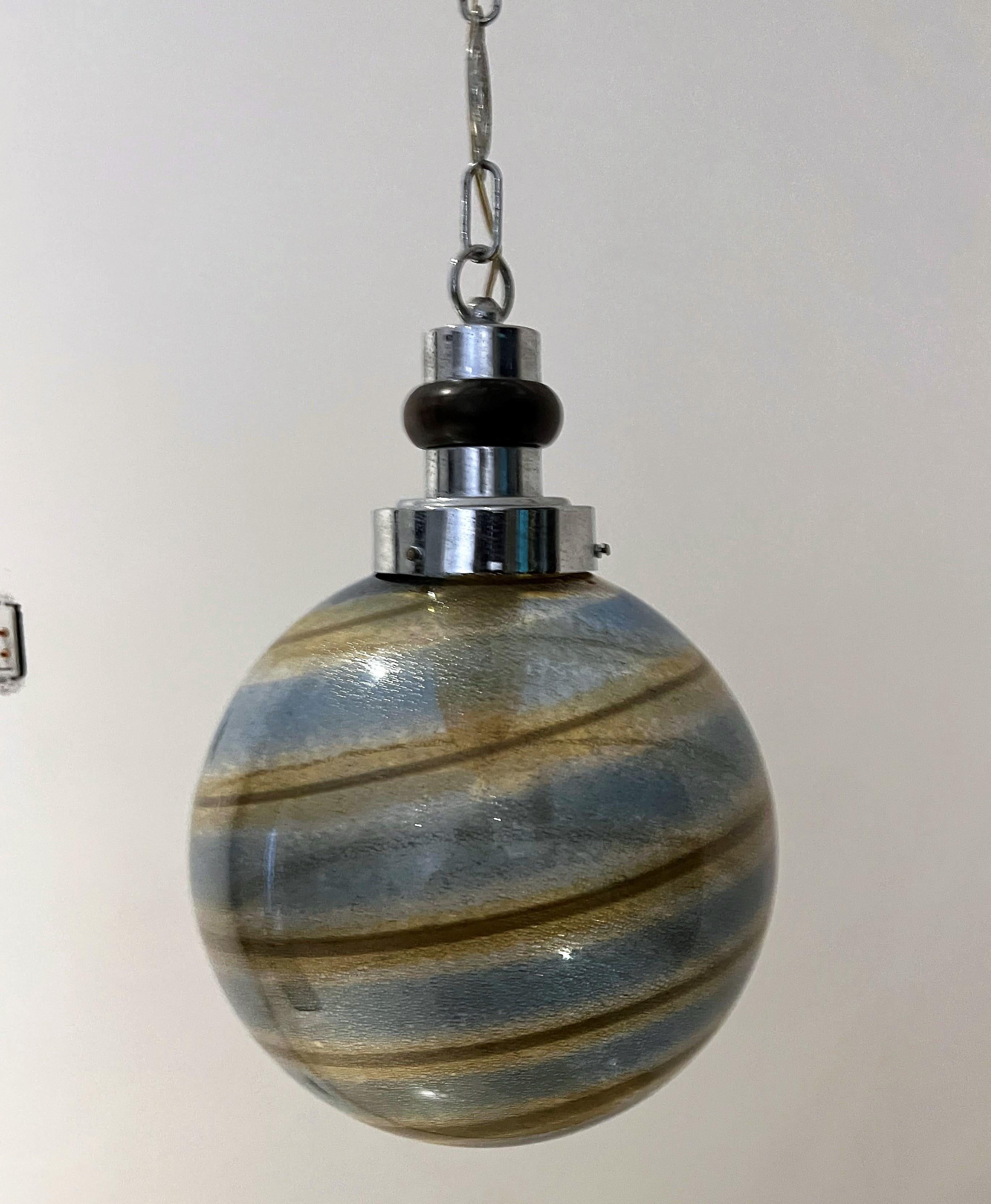 Hand-Crafted Mid-Century Modern Table Lamp ITSO Barovier e Toso, Murano Glass, Italy, 1950's For Sale