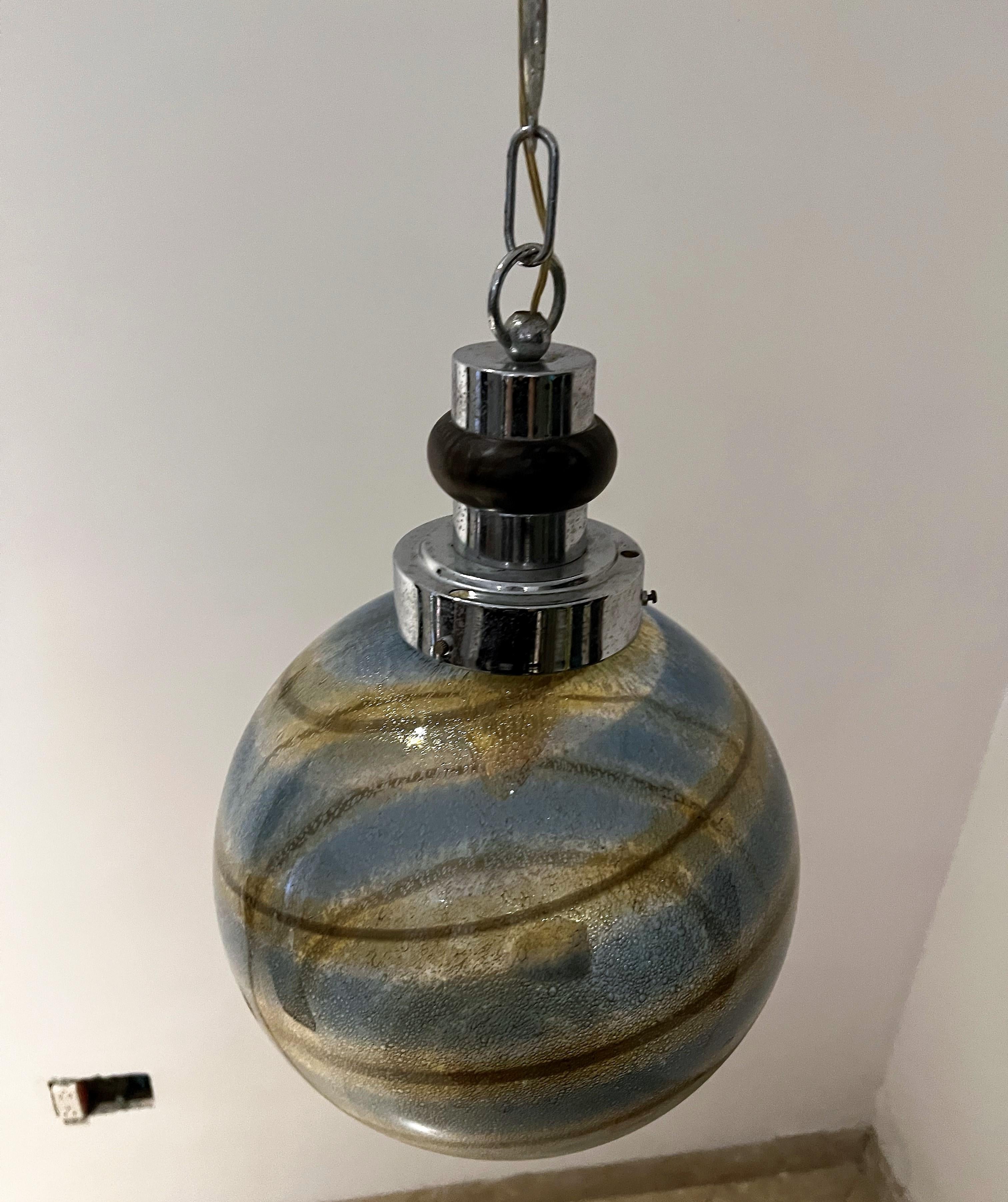 Mid-Century Modern Table Lamp ITSO Barovier e Toso, Murano Glass, Italy, 1950's In Excellent Condition For Sale In Merida, Yucatan