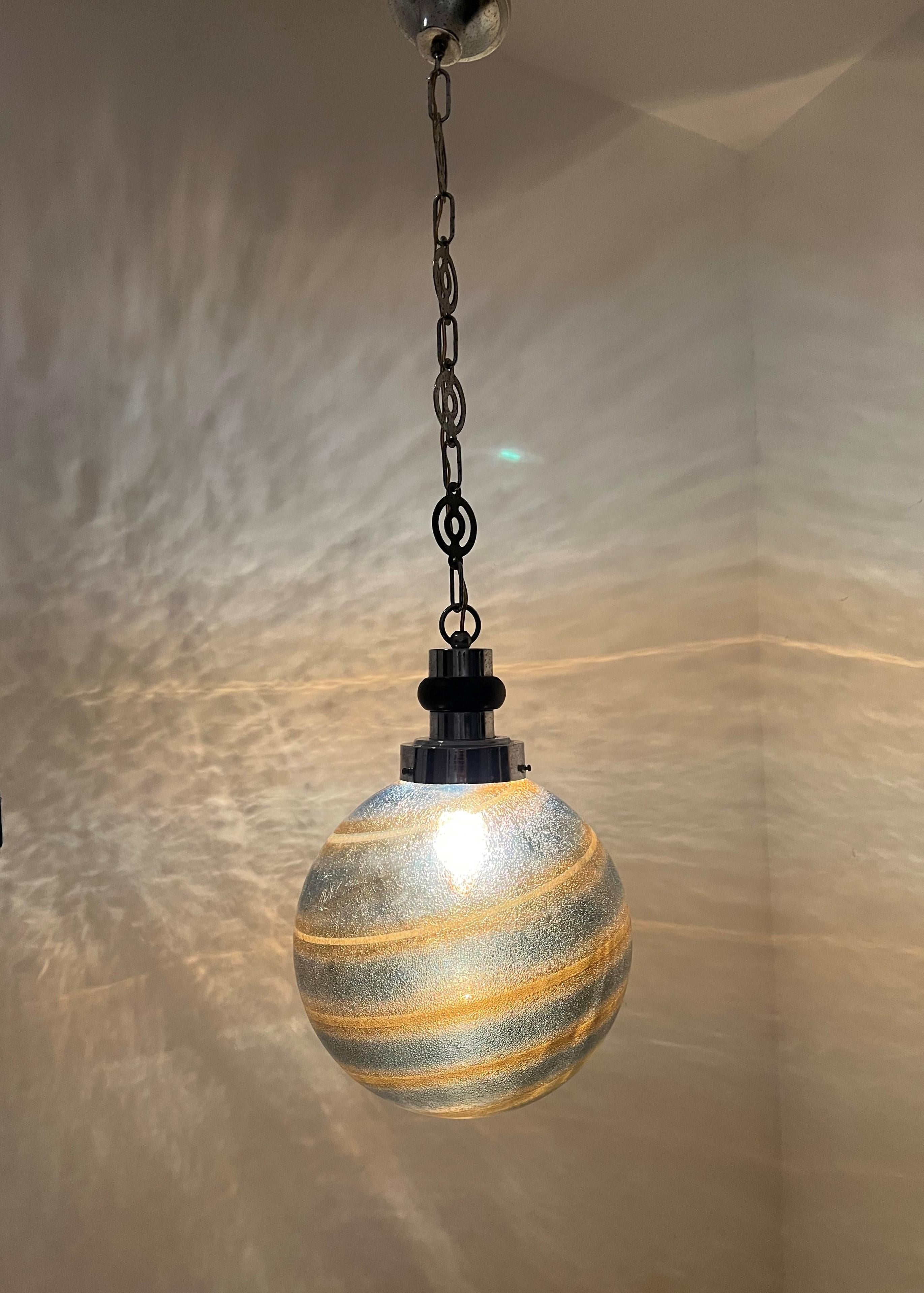 Mid-Century Modern Table Lamp ITSO Barovier e Toso, Murano Glass, Italy, 1950's For Sale 2