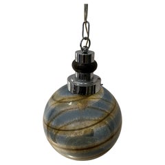 Lampe de bureau moderne du milieu du siècle ITSO Barovier e Toso, verre de Murano, Italie, années 1950