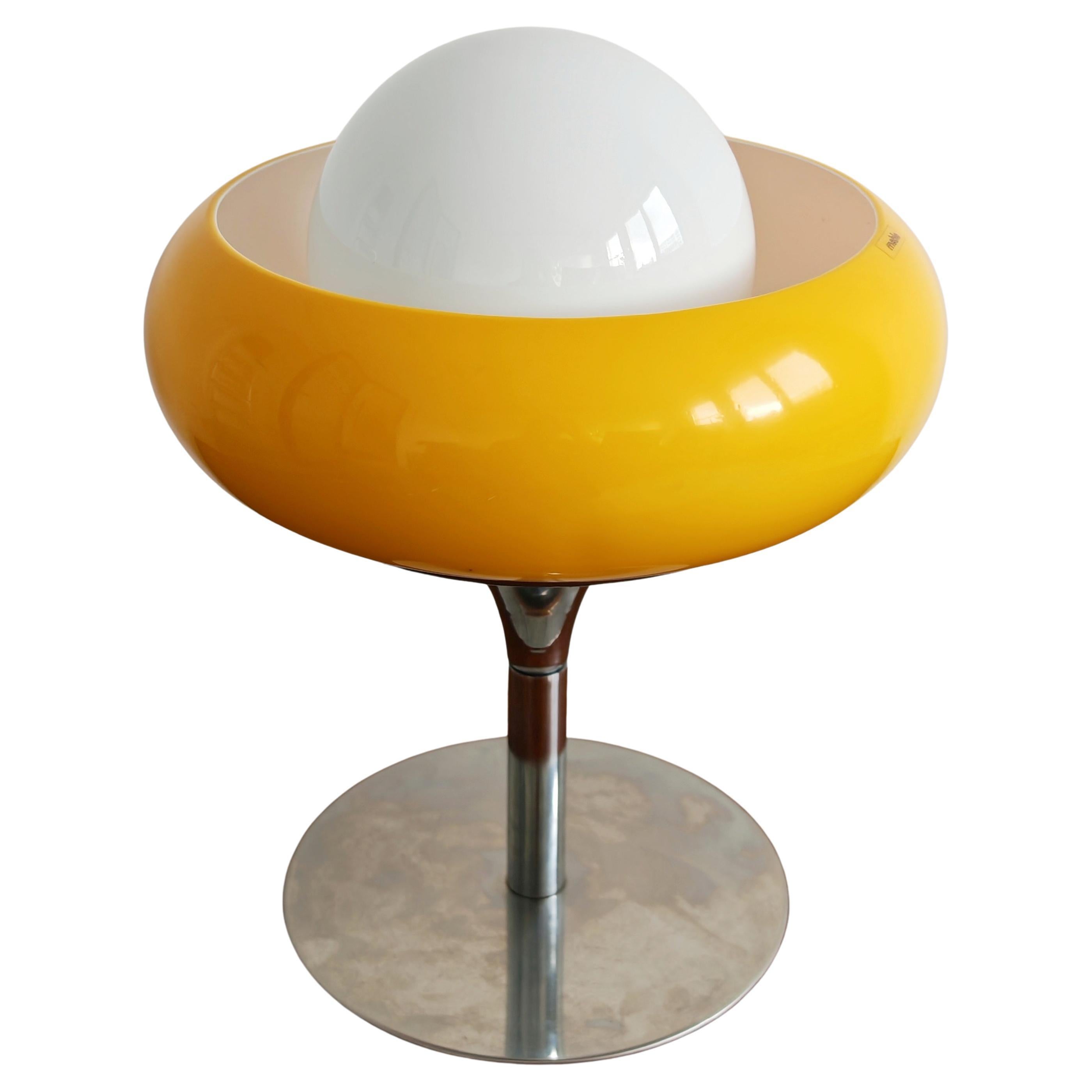 Mid Century Modern Table Lamp "Jadran" or "Tulip" by Guzzini, Yugoslavia 1970s For Sale