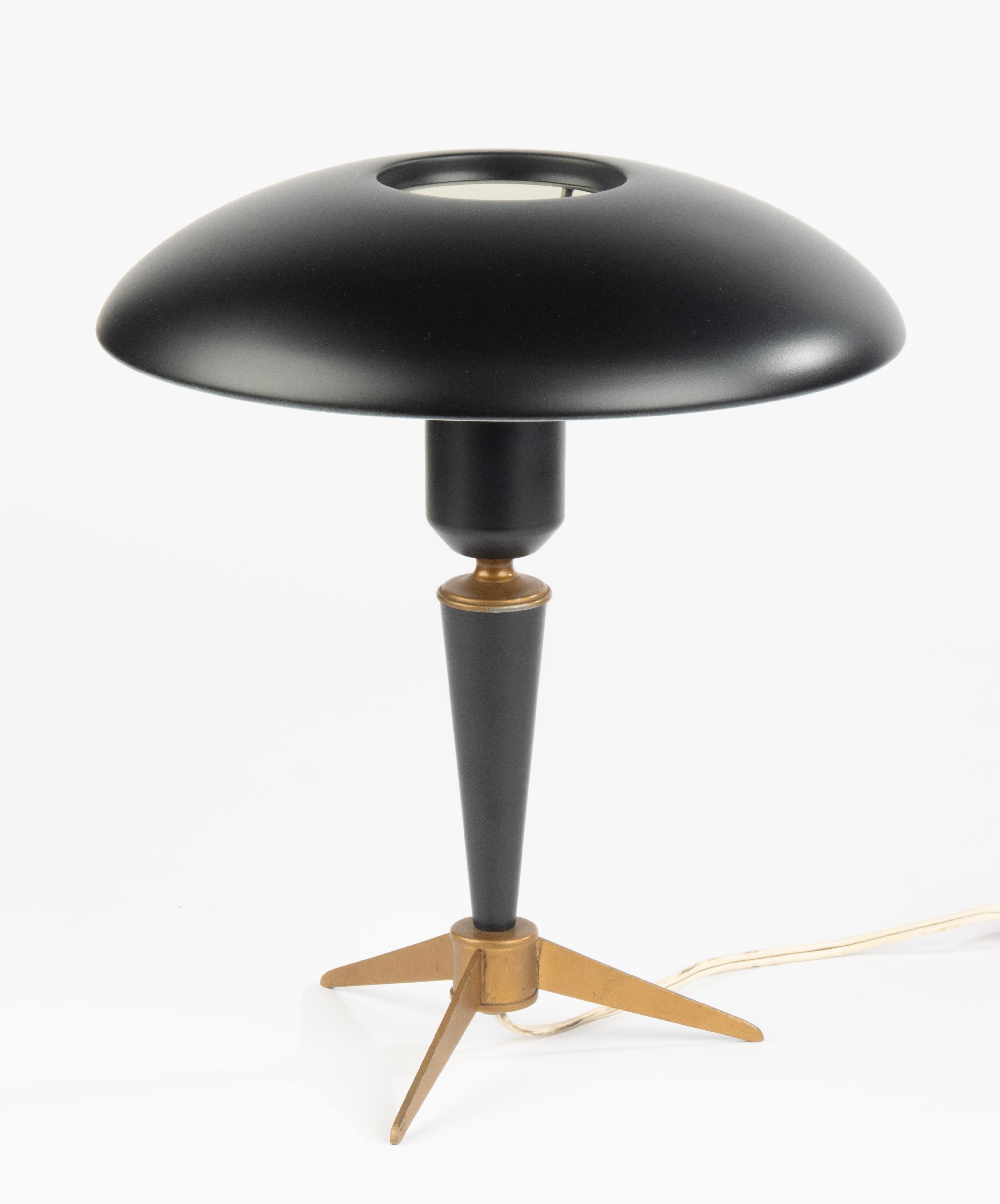 Mid-Century Modern Lampe de Table Moderne du Milieu du Siècle - Louis Kalff pour Philips - Modèle Bijou en vente