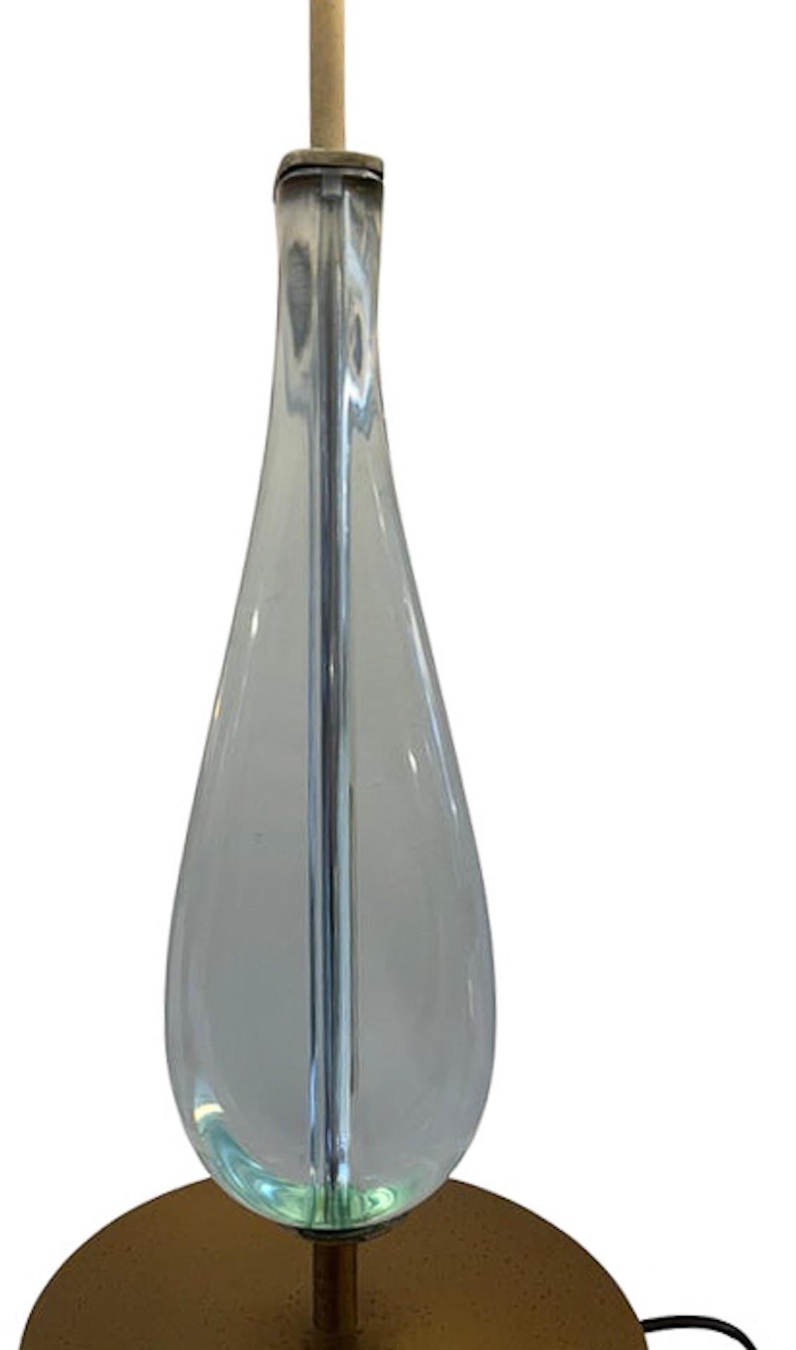 Lámpara de mesa moderna de mediados de siglo modelo 2206 de Max Ingrand para Fontana Arte Italiano en venta