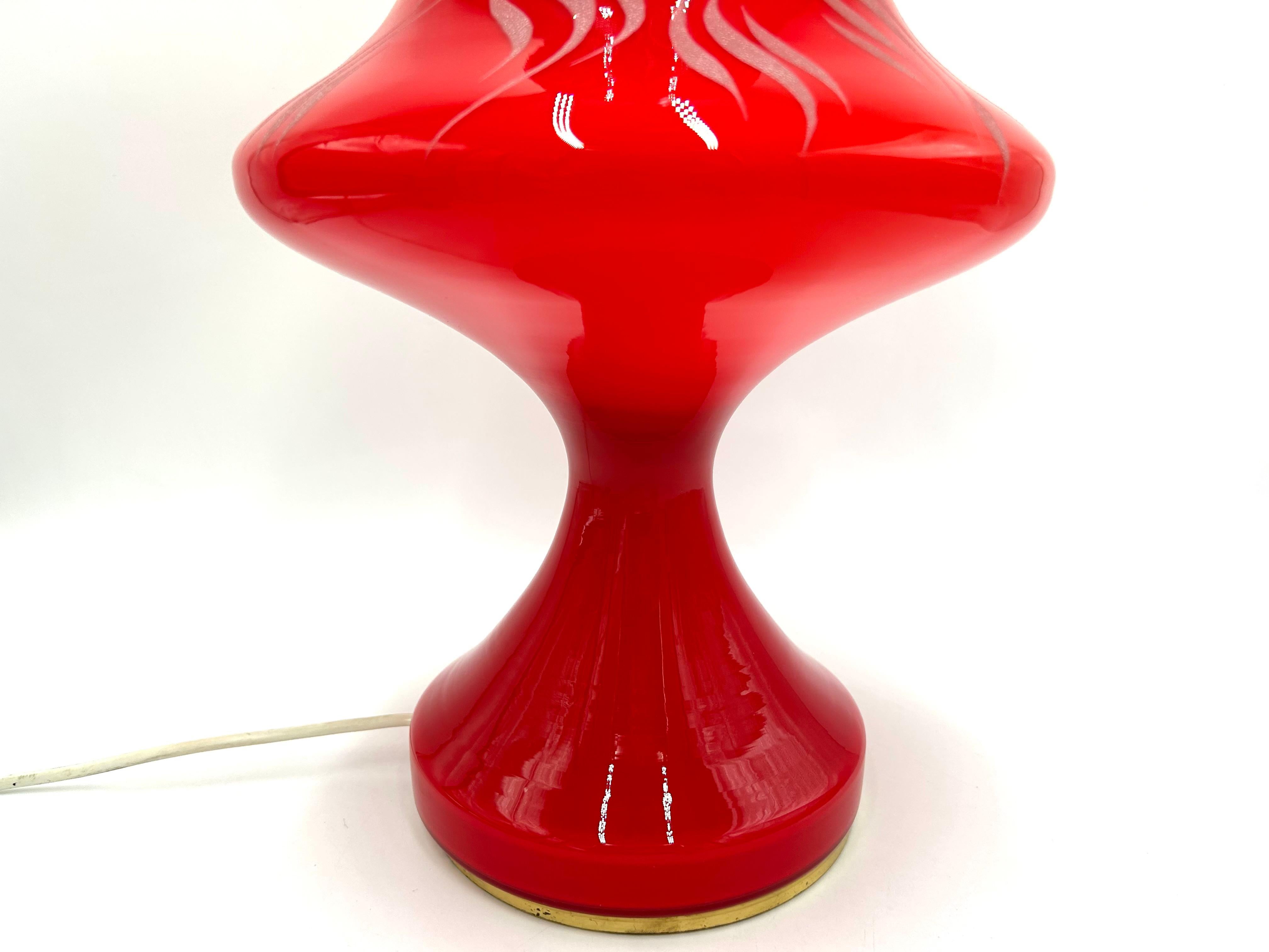 Mid-Century Modern Table Lamp, S. Tabera, 1970s In Good Condition For Sale In Chorzów, PL