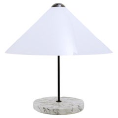 Vintage Mid-Century Modern Table Lamp "Snow" by Vico Magistretti for O-Luce, Italy