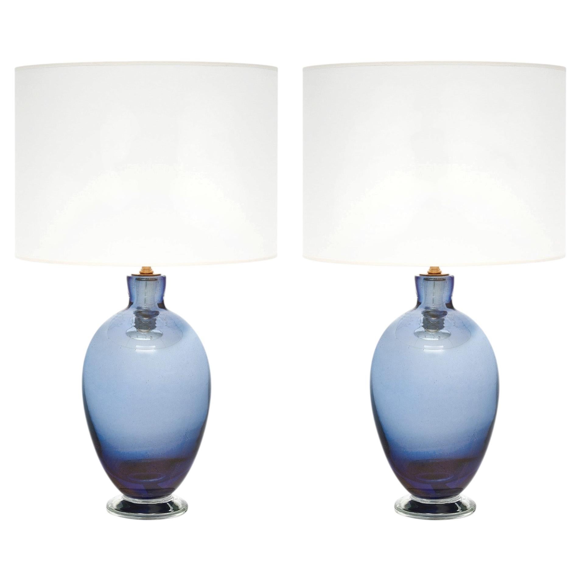 Mid-Century Modern Table Lamps by Alberto Donà, Murano Glass, Italy