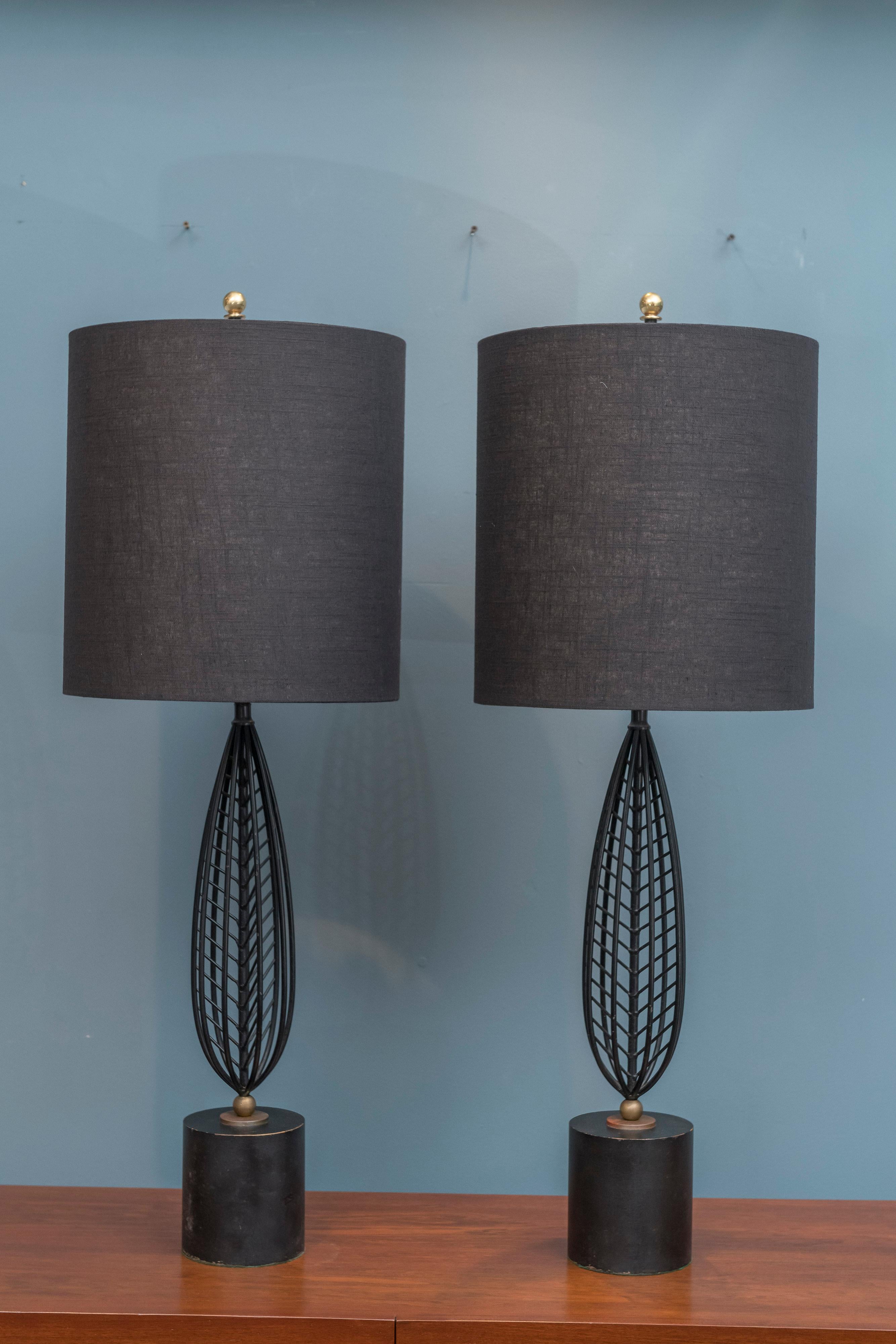 Mid-Century Modern Table Lamps In Good Condition For Sale In San Francisco, CA