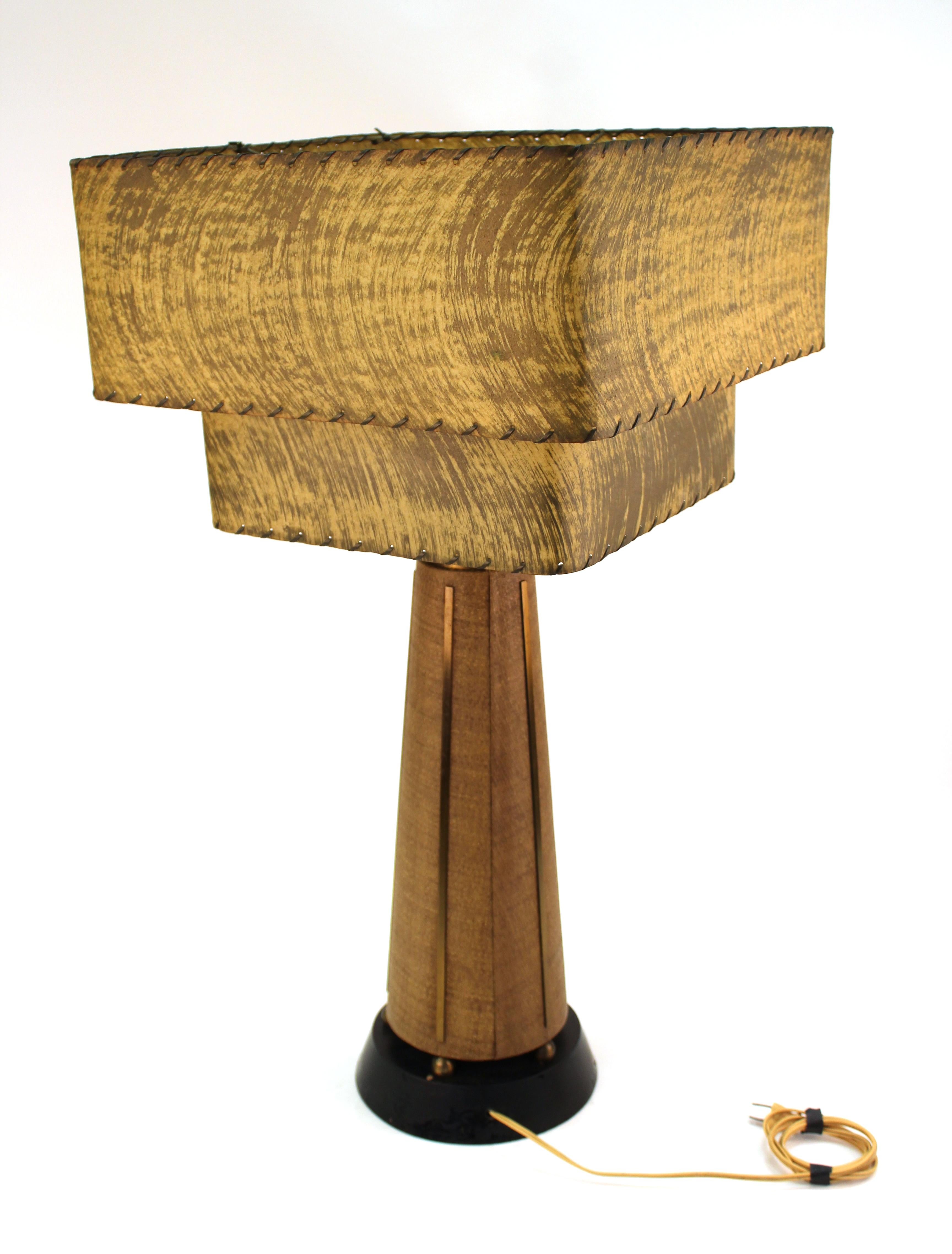 20th Century Mid-Century Modern Table Lamps with Shades