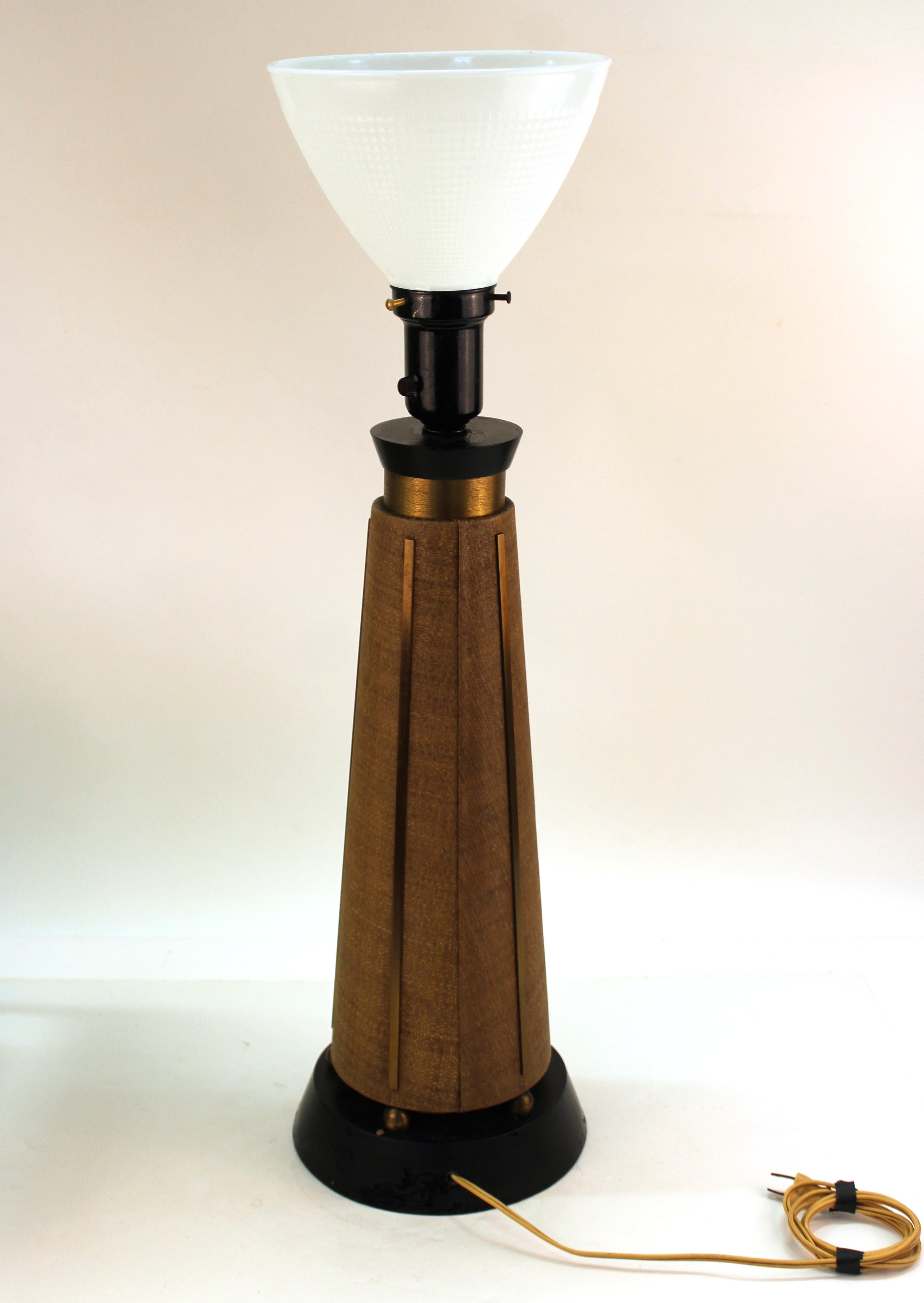 Mid-Century Modern Table Lamps with Shades 1
