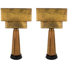 Mid-Century Modern Table Lamps with Shades
