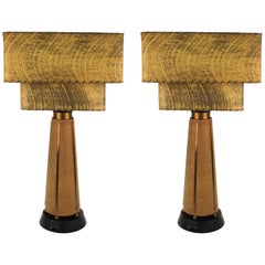 Mid-Century Modern Table Lamps with Shades