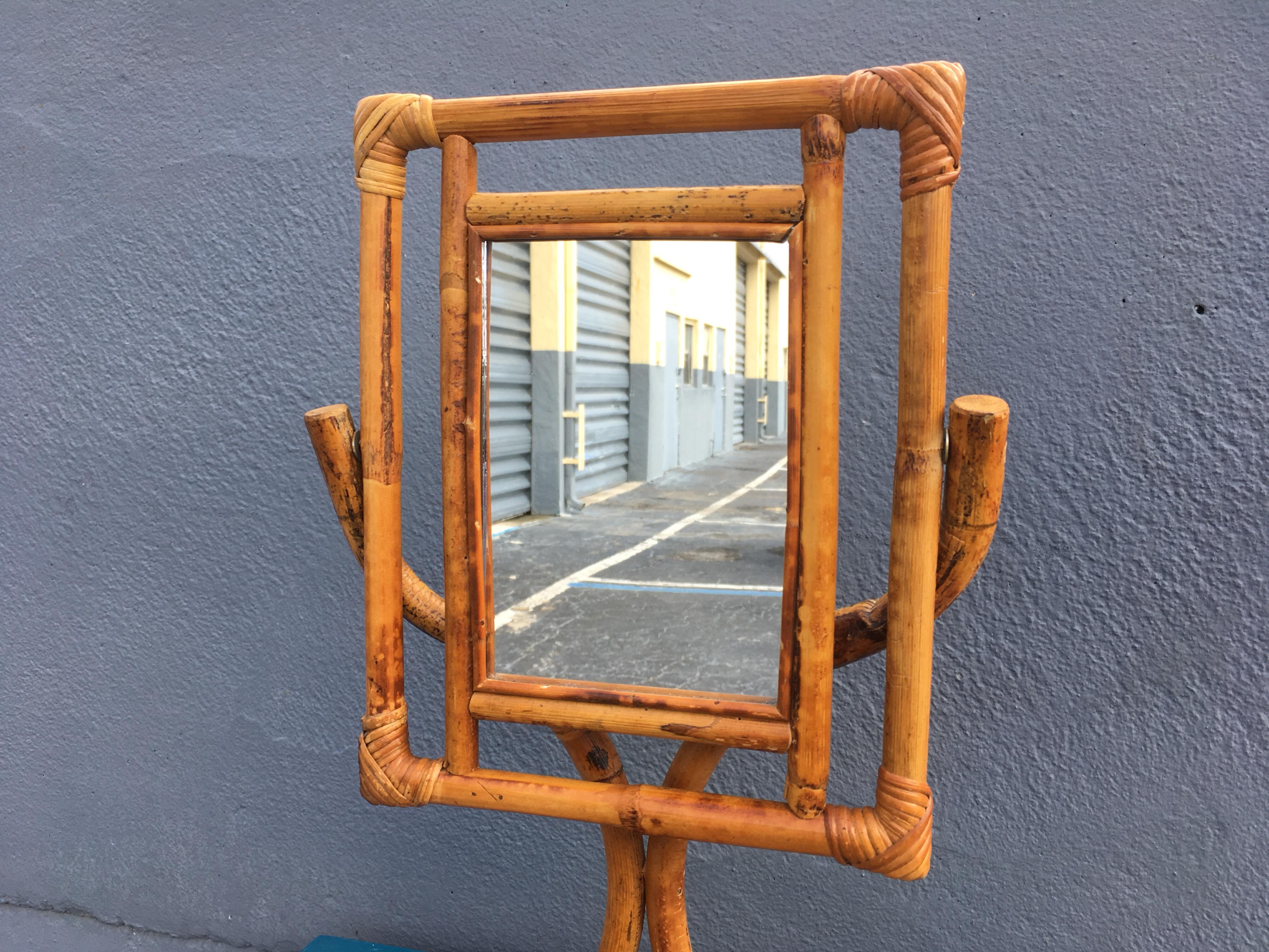 Mid-Century Modern Table Mirror For Sale 5