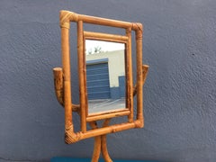 Espejo de mesa moderno de mediados de siglo