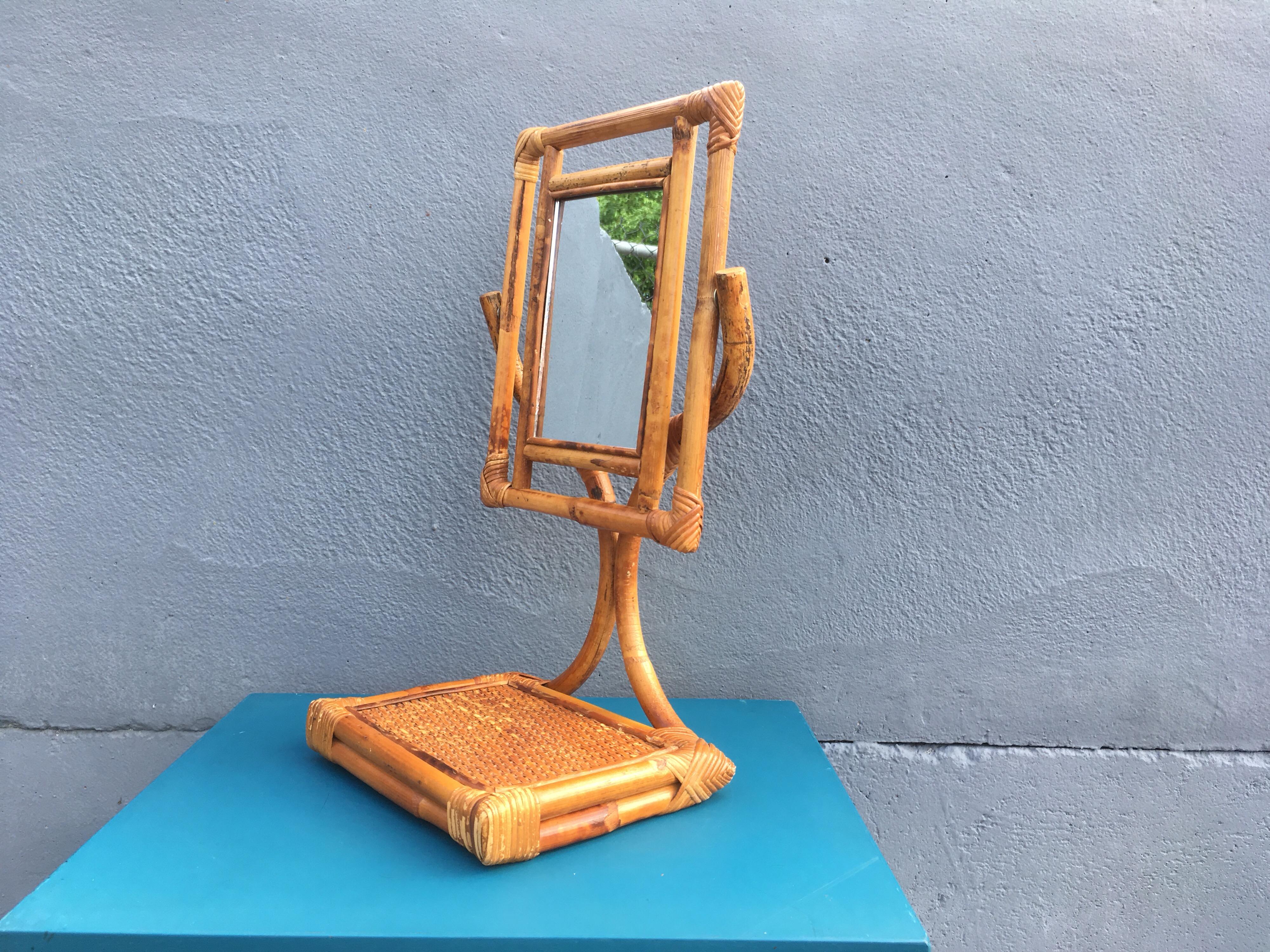 Mid-20th Century Mid-Century Modern Table Mirror For Sale