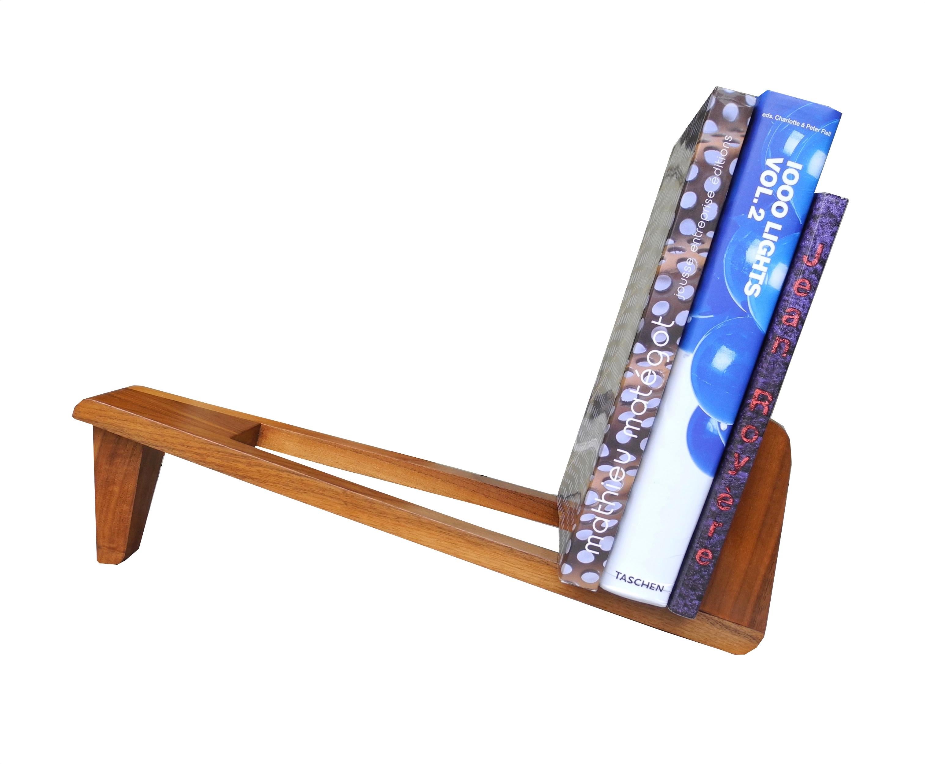 20th Century Mid-Century Modern Tabletop / Desk Bookstand Holder Shelf by Mel Smilow For Sale