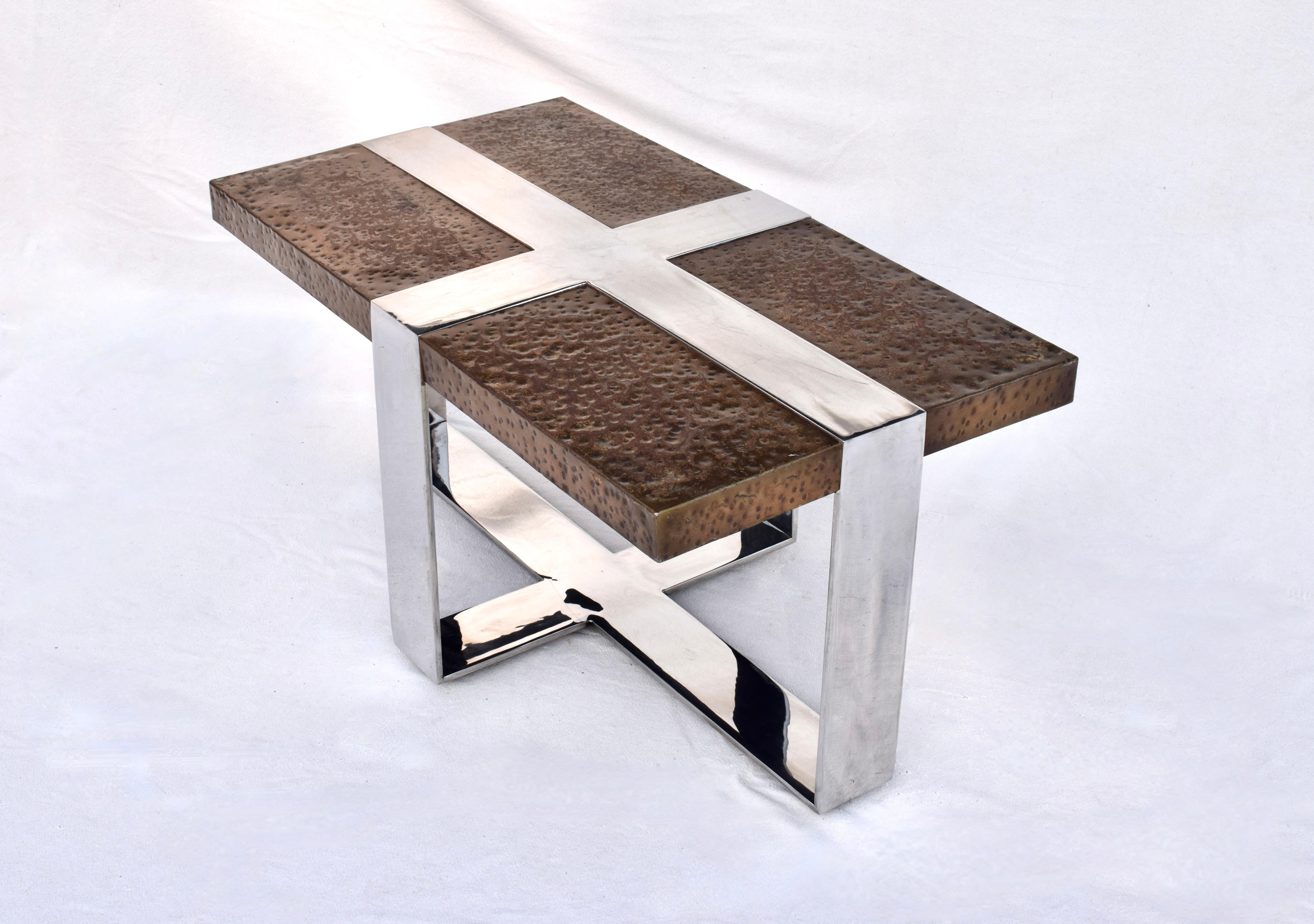 Moderne Tische aus der Mitte des Jahrhunderts im Stil von Milo Baughman – Paar im Angebot 3