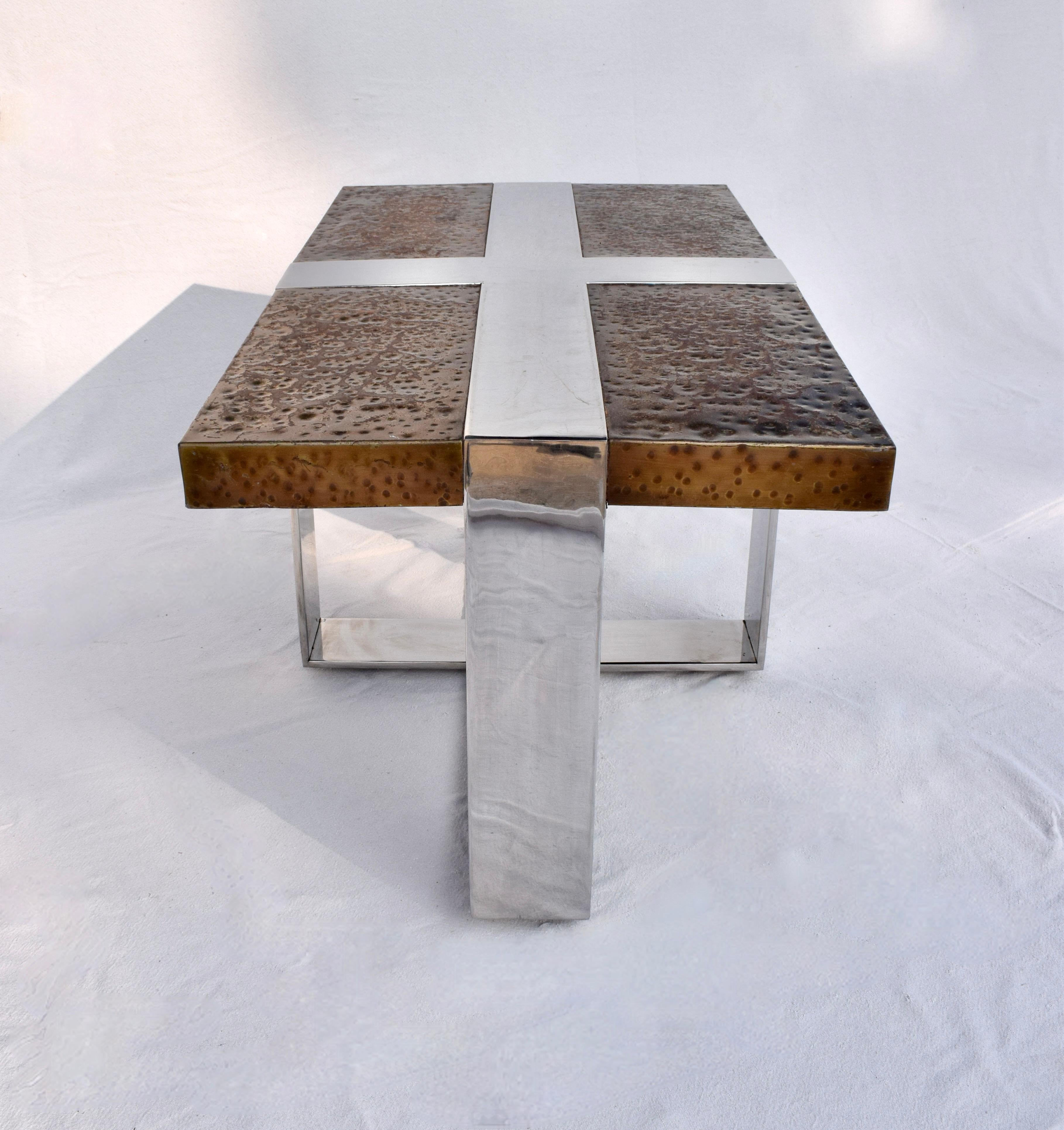 Moderne Tische aus der Mitte des Jahrhunderts im Stil von Milo Baughman – Paar im Angebot 2