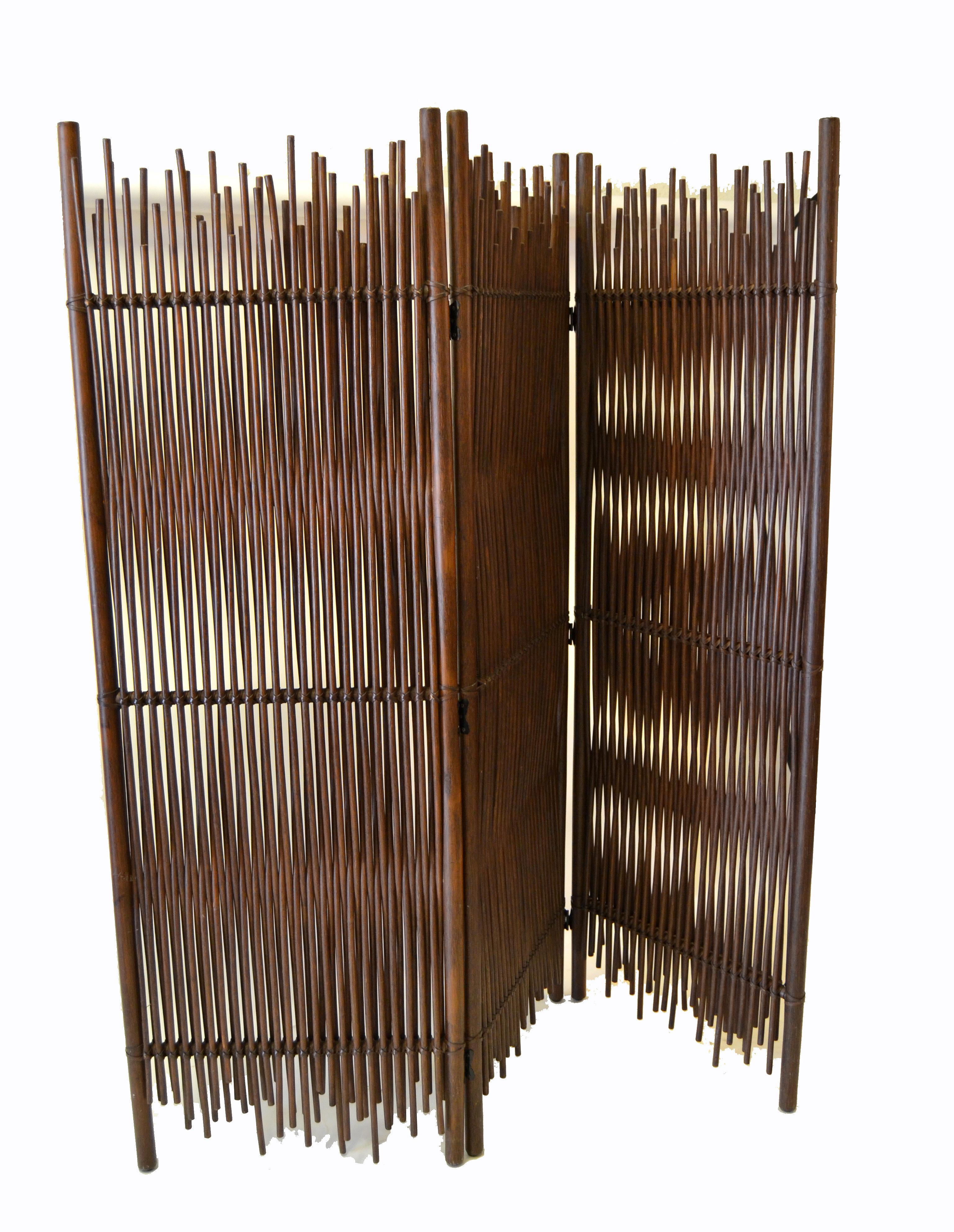 wood room divider panel