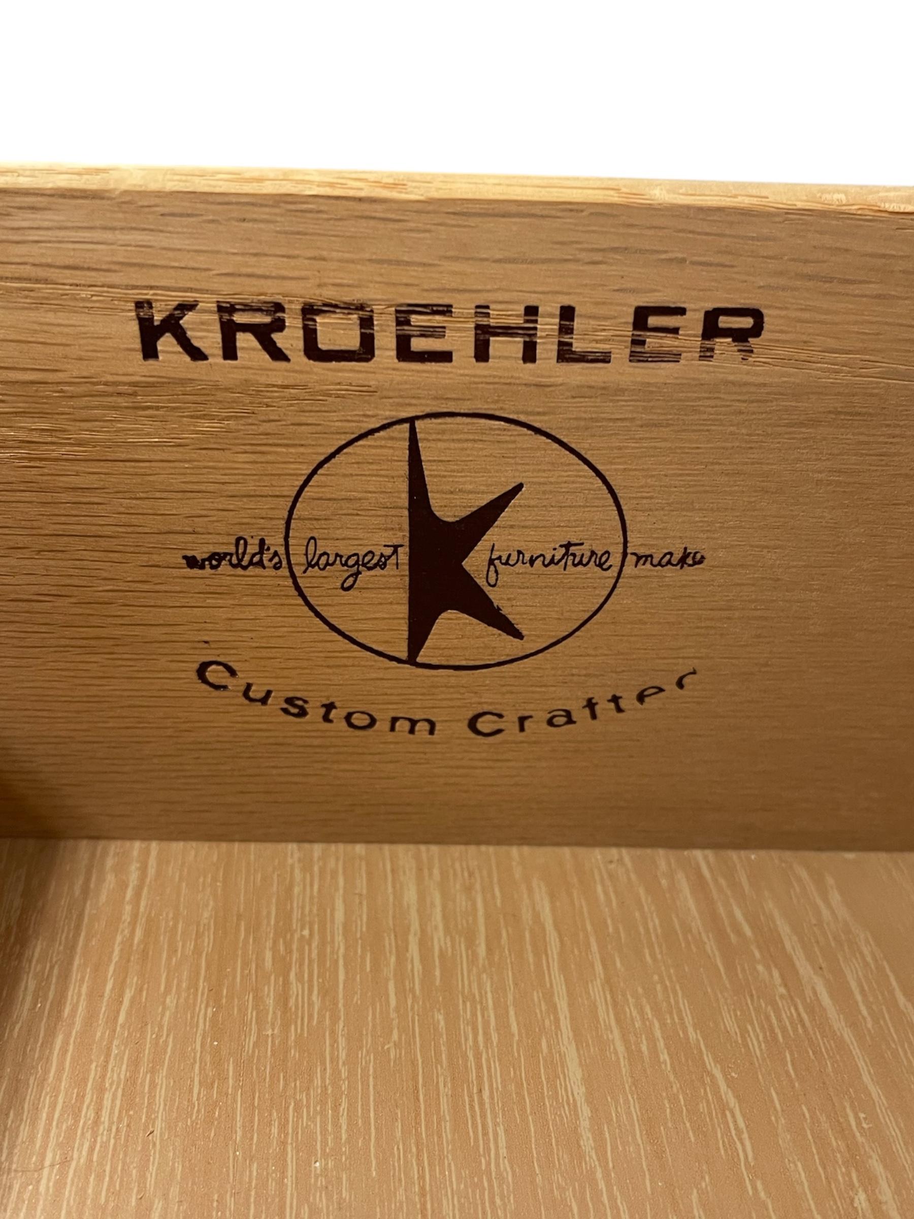 Mid-Century Modern Tallboy Dresser by Kroehler Custom Crafter, 1960s For Sale 6
