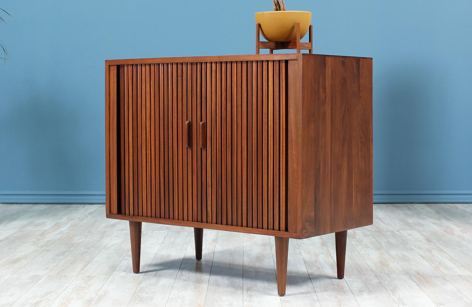 tambour door cabinet