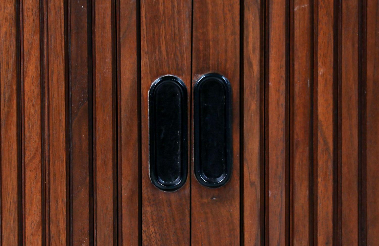 Mid-Century Modern Tambour-Door Credenza by Merton L. Gershun 6