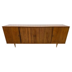 Mid-Century Modern Tambour Media Sideboard