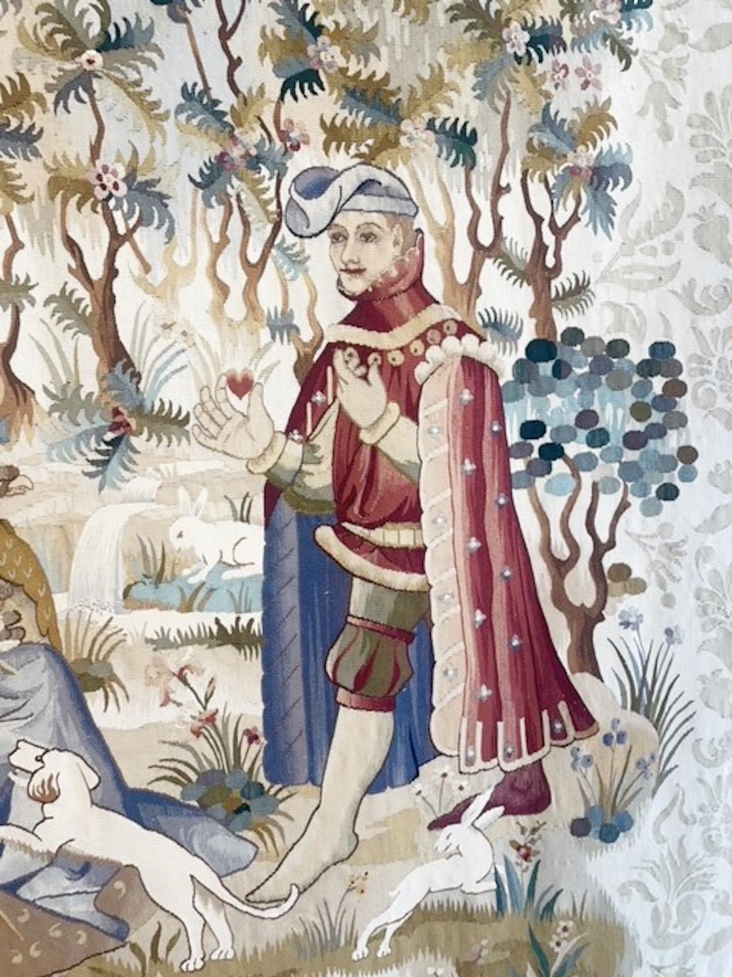 Belgian Mid-Century Modern Tapestry 