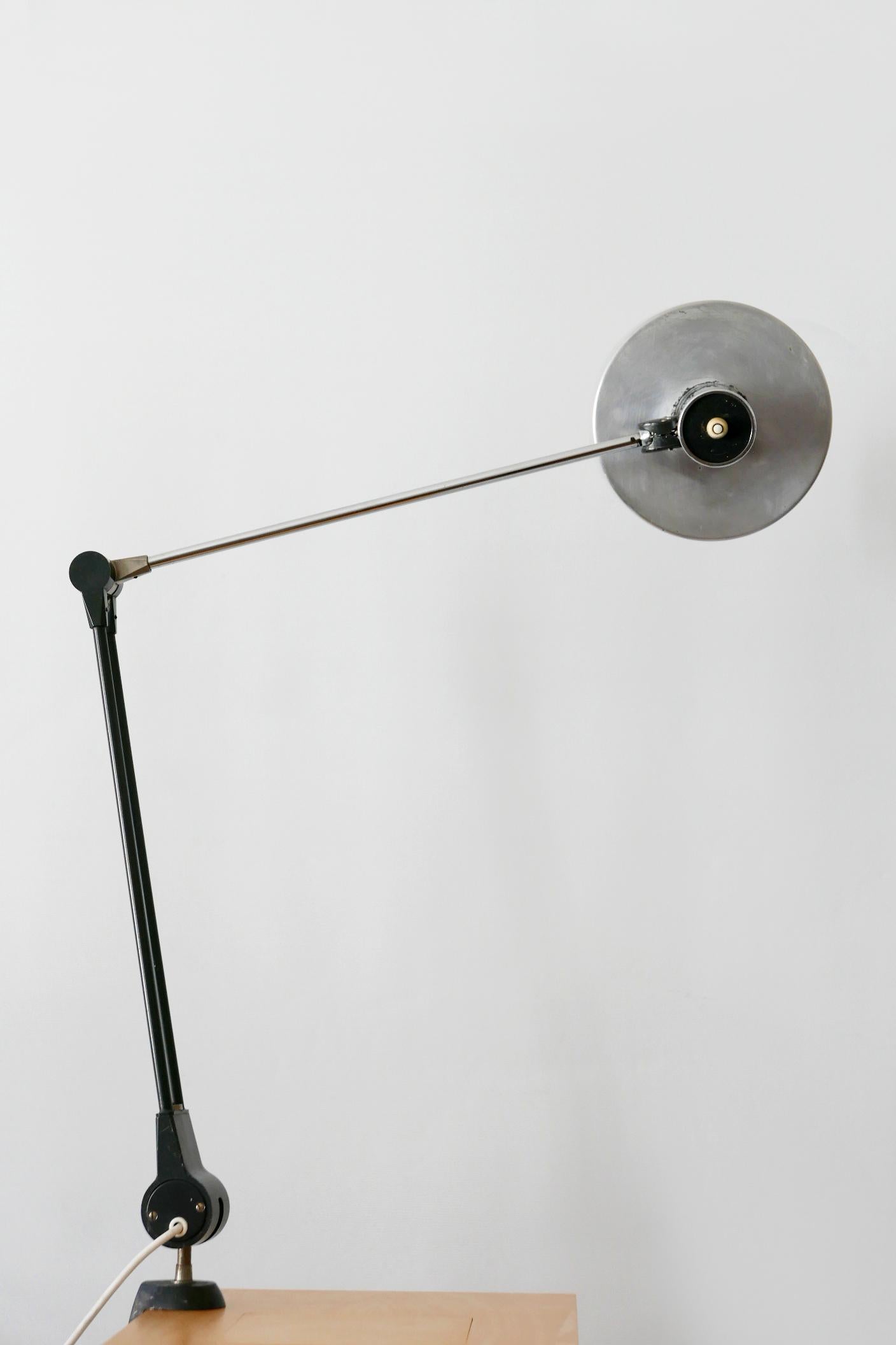 Mid-Century Modern Task Lamp or Clamp Table Light by Kaiser Leuchten, 1970s For Sale 8
