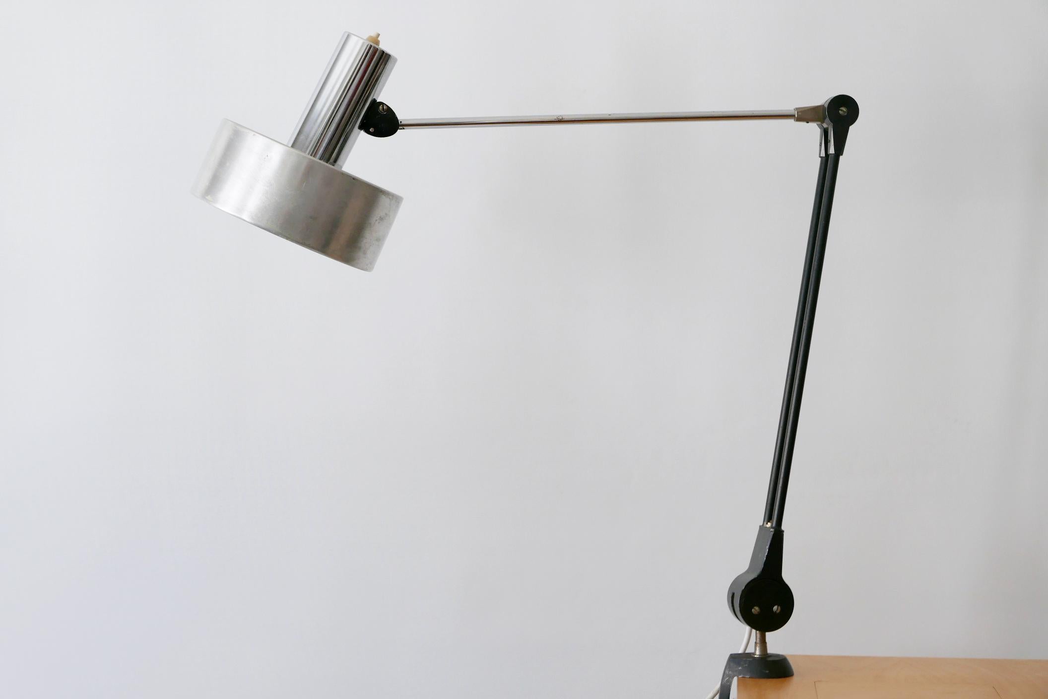 German Mid-Century Modern Task Lamp or Clamp Table Light by Kaiser Leuchten, 1970s For Sale