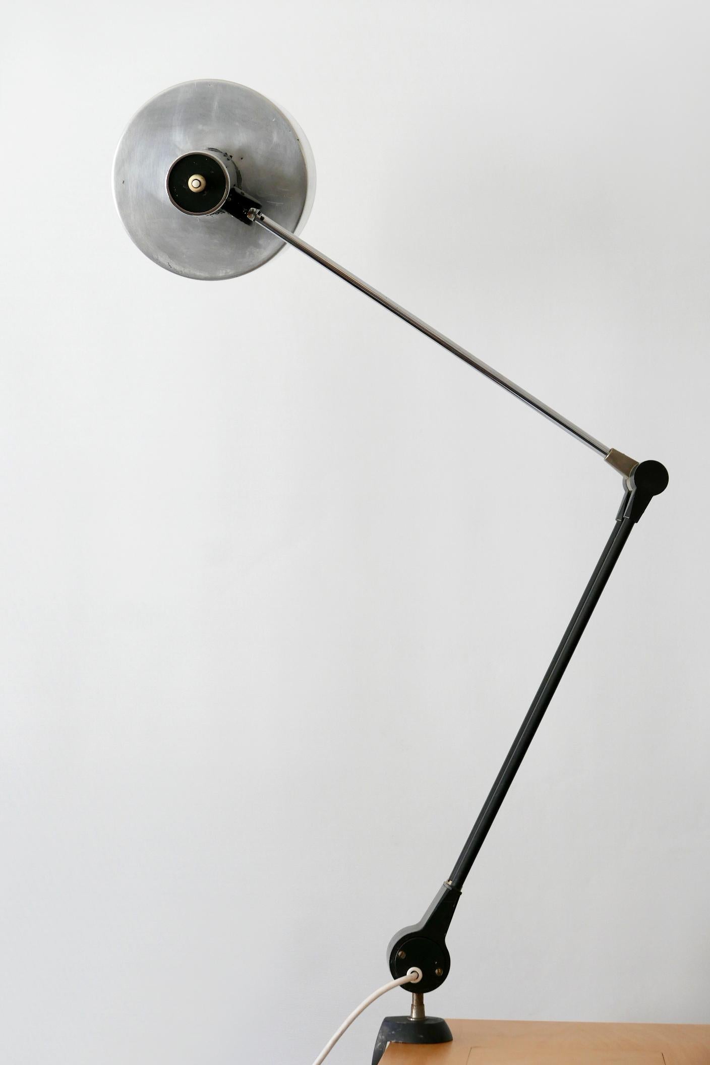 Late 20th Century Mid-Century Modern Task Lamp or Clamp Table Light by Kaiser Leuchten, 1970s For Sale