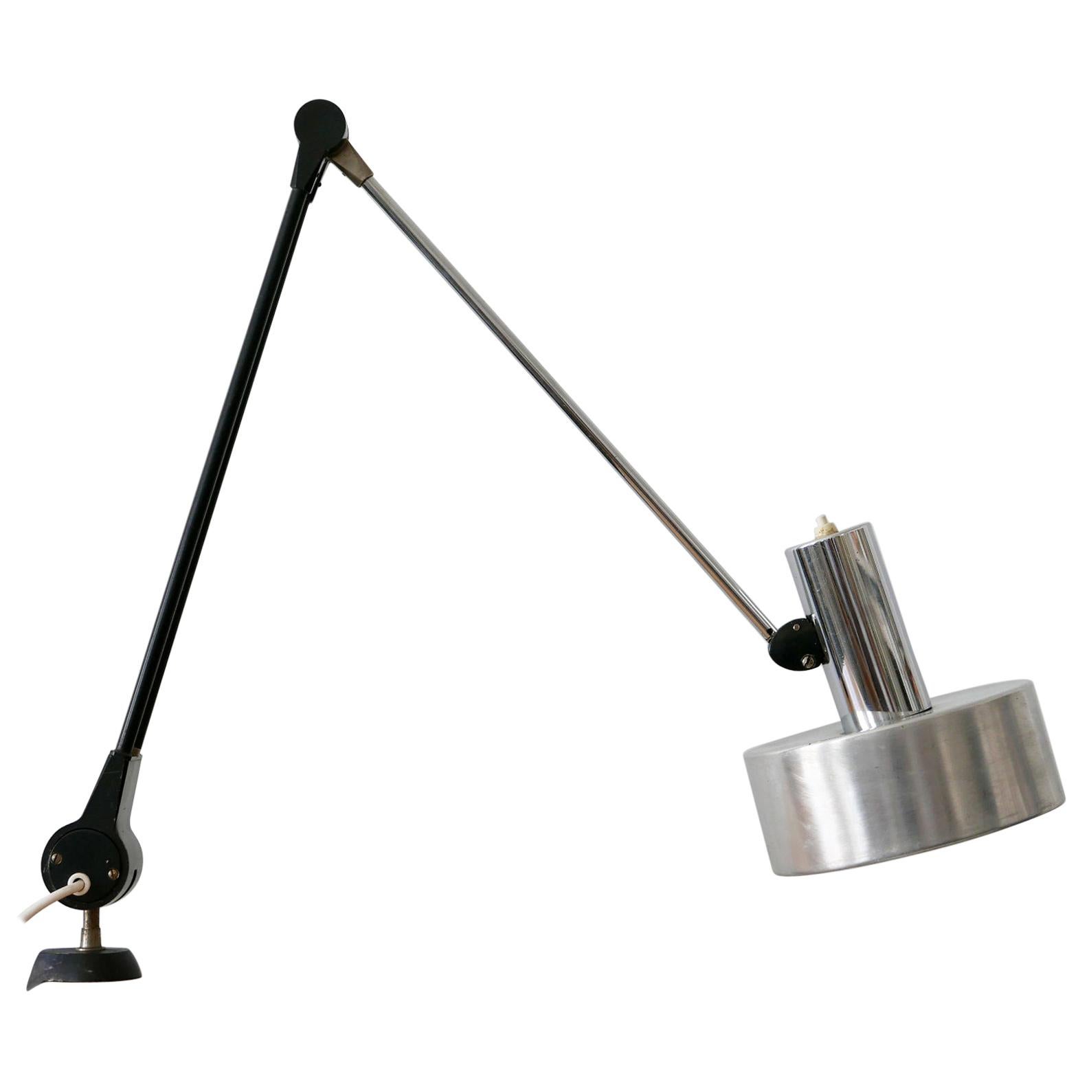 Mid-Century Modern Task Lamp or Clamp Table Light by Kaiser Leuchten, 1970s For Sale