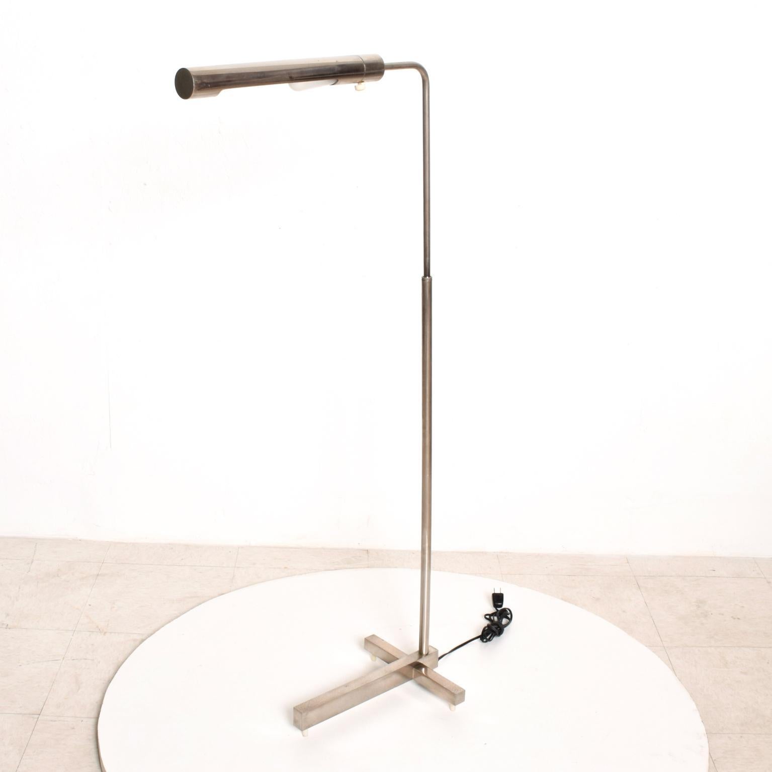 Mid-Century Modern Task Reading Pharmacy Lamp by Casella Nickel-Plated 1