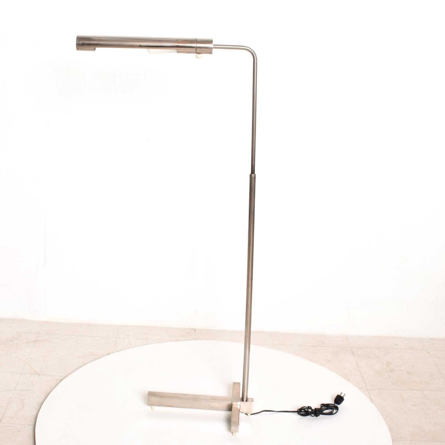 Mid-Century Modern Task Reading Pharmacy Lamp by Casella Nickel-Plated 2