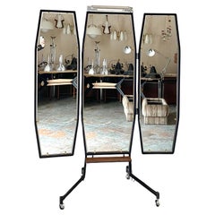 Espejo de pie taylor Mid Century Modern, Italia 1950 's