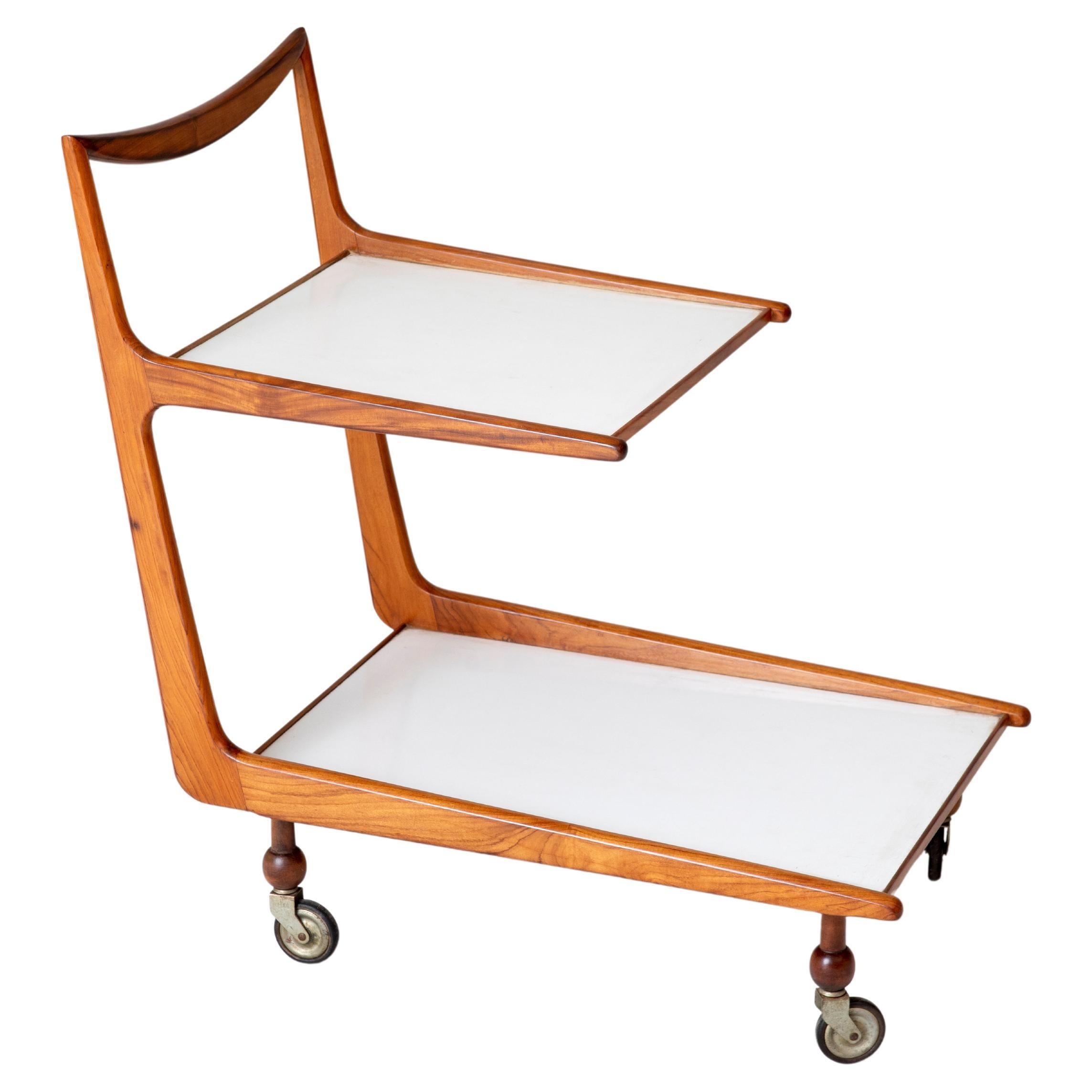 Carrello da tè moderno di metà secolo di un designer brasiliano, anni '60 in vendita