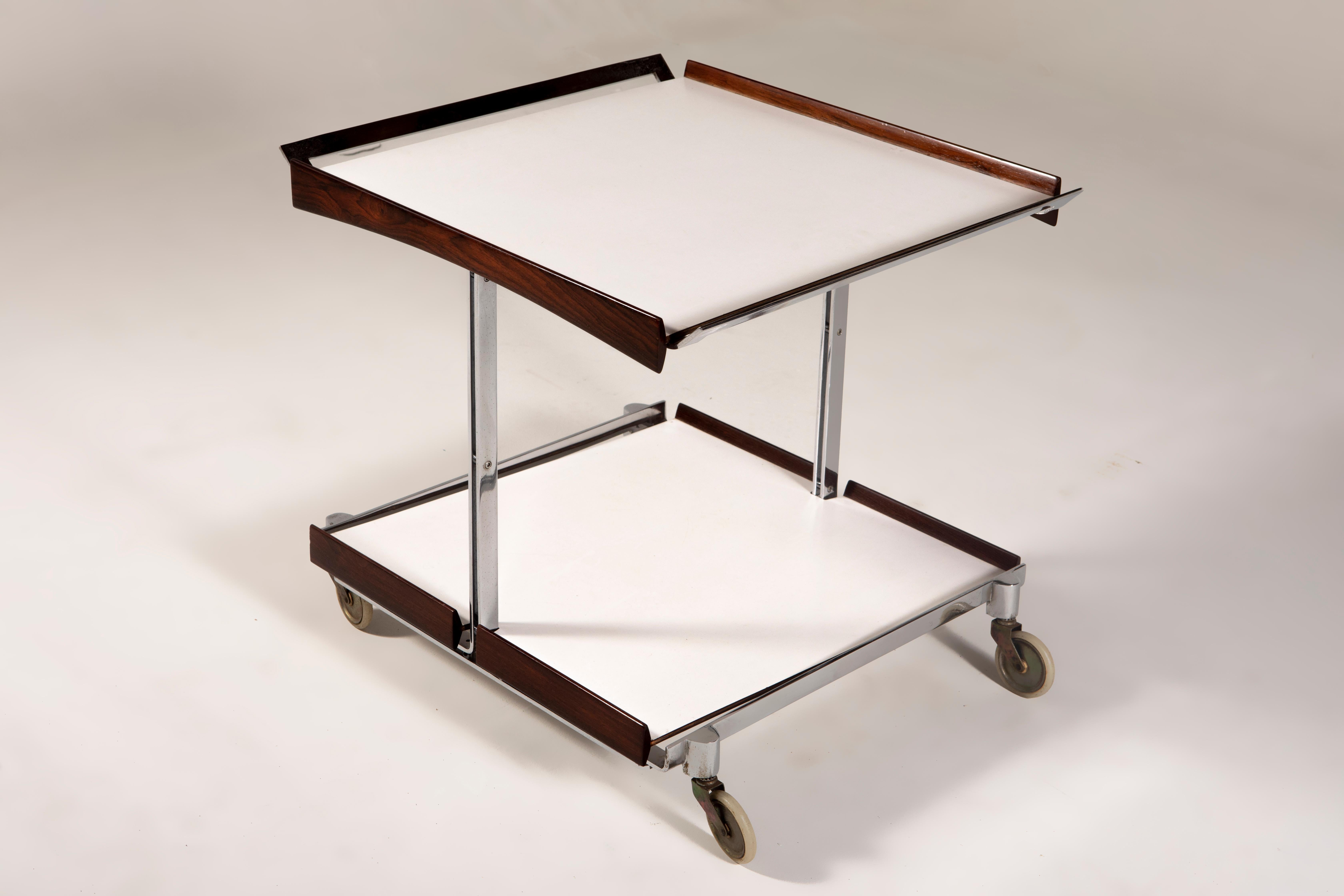 Mid-Century Modern Tea Cart by Forma, 1950s In Good Condition For Sale In Deerfield Beach, FL