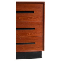 Mid Century Modern Teak 3 drawer dresser by Westnofa Norway