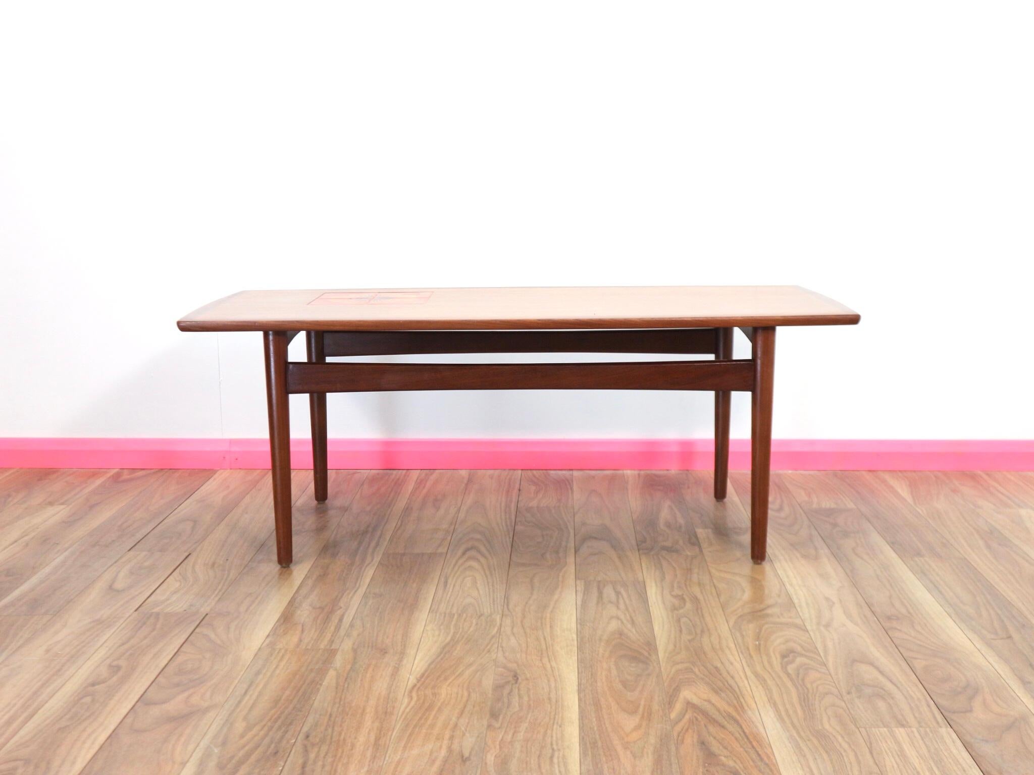 20th Century Mid Century Modern Teak and Afromosia G Plan Coffee Table Vintage Style
