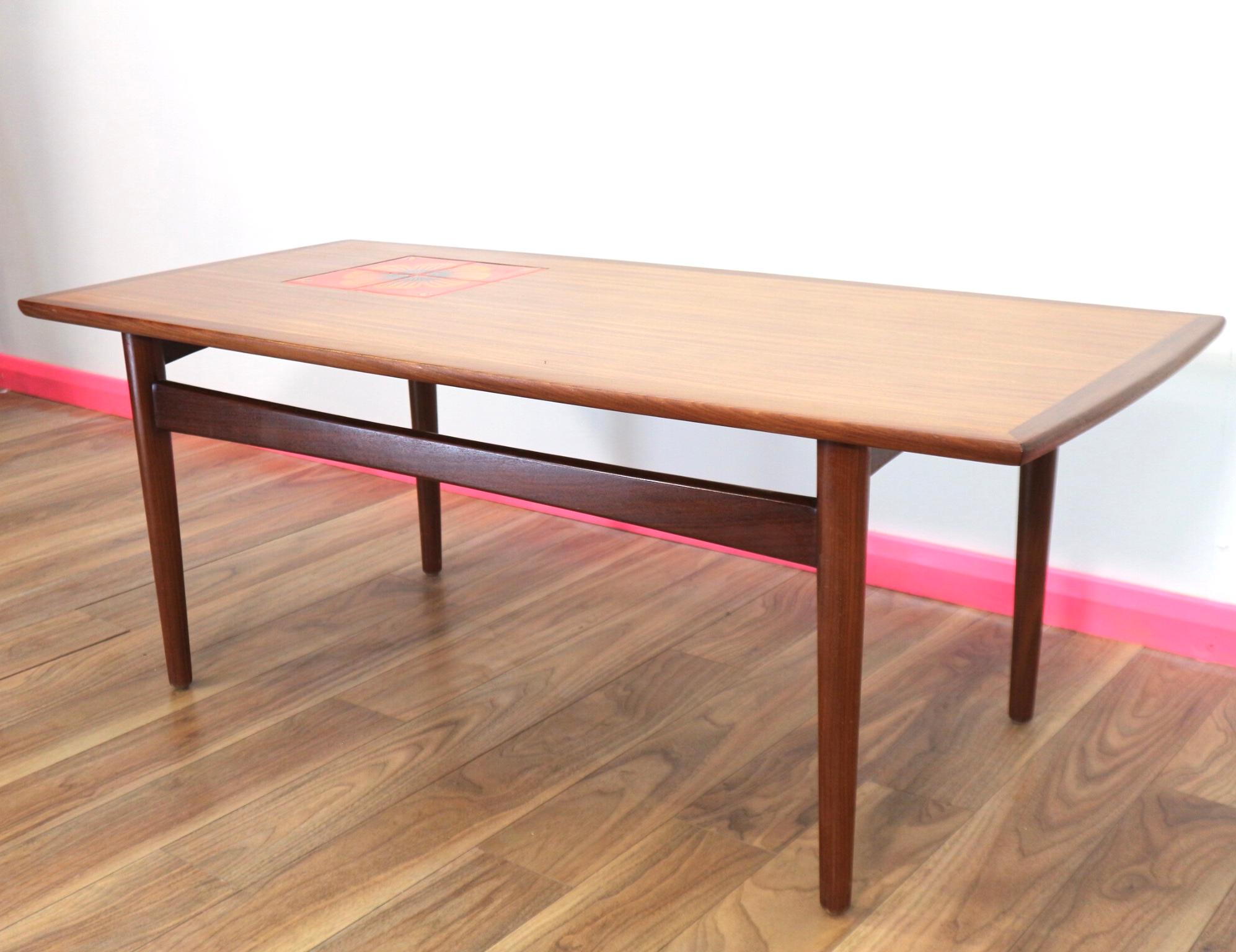 Mid Century Modern Teak and Afromosia G Plan Coffee Table Vintage Style 1