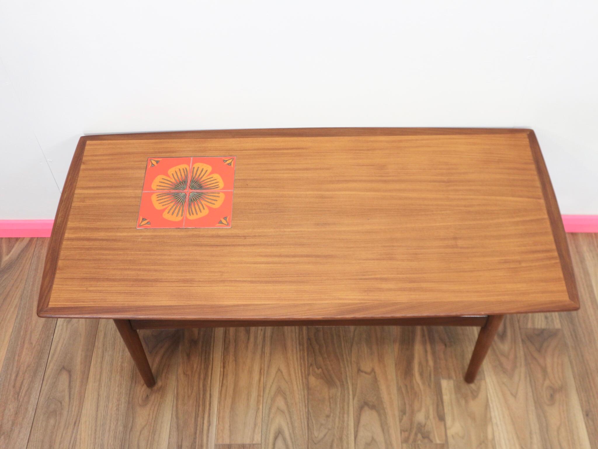 Mid Century Modern Teak and Afromosia G Plan Coffee Table Vintage Style 2