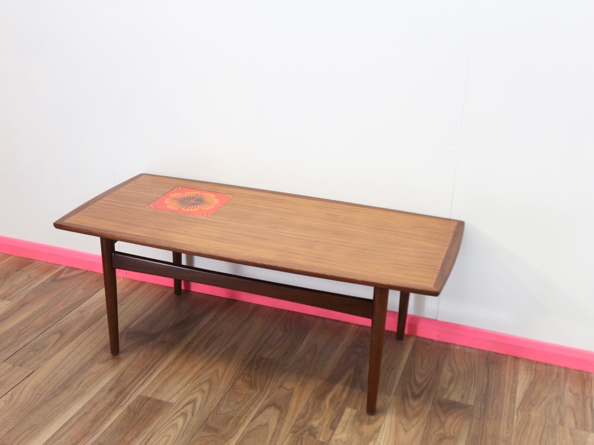 Mid Century Modern Teak and Afromosia G Plan Coffee Table Vintage Style 3