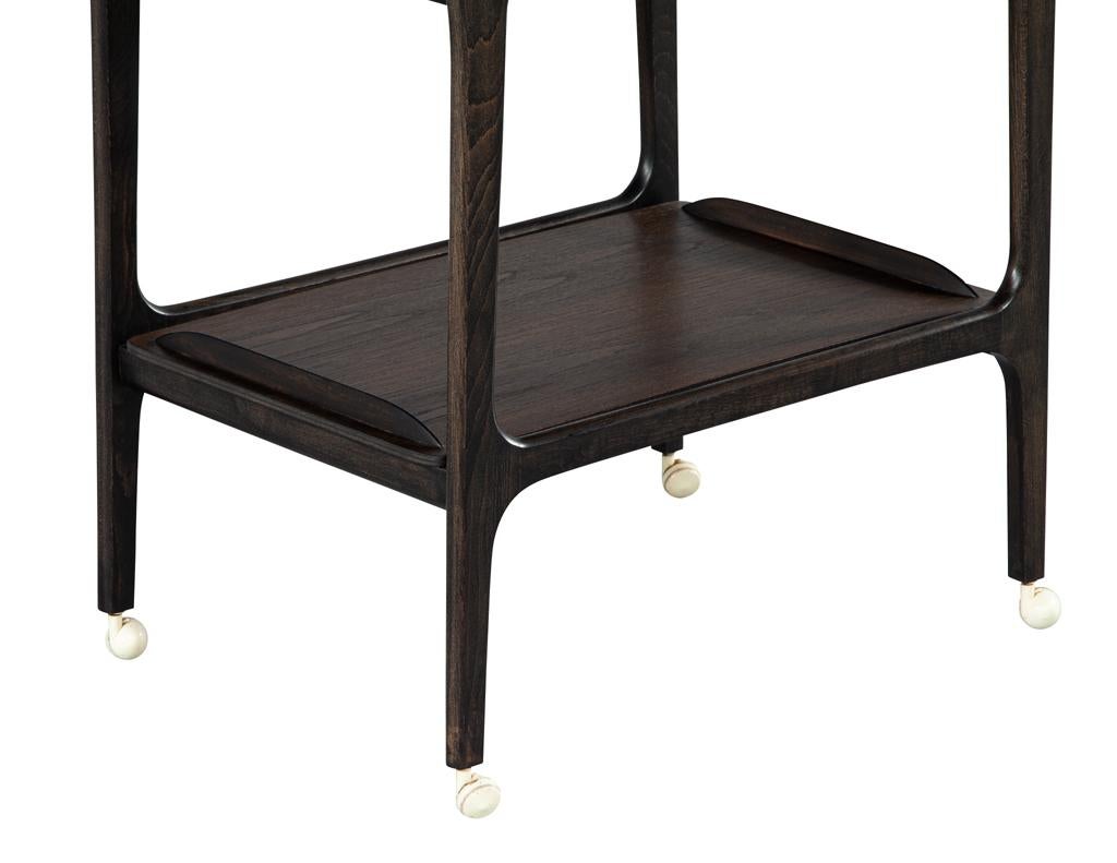 Américain Chariot de bar en teck The Modernity en vente