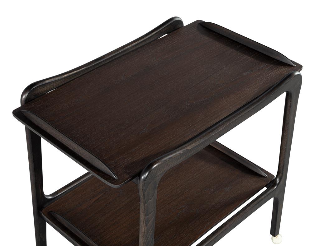 Teck Chariot de bar en teck The Modernity en vente