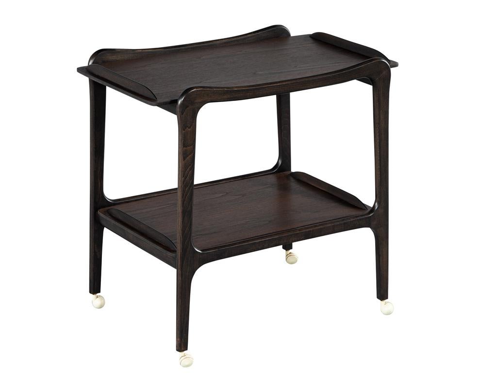 Chariot de bar en teck The Modernity en vente 2