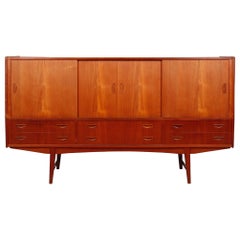 Mid-Century Modern Teak Bar Sideboard