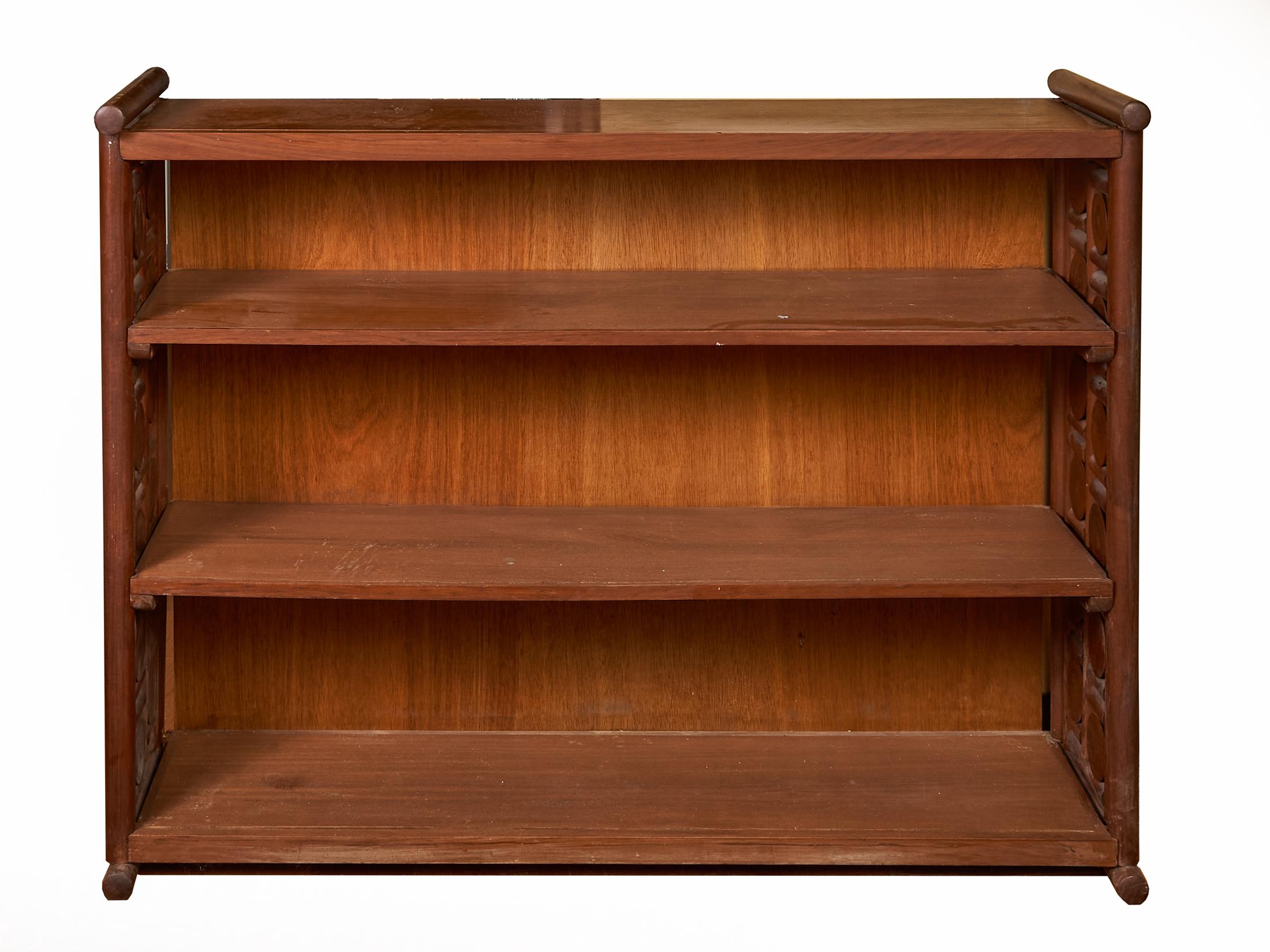 mid century teak bookcase