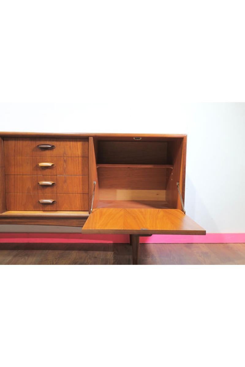 Mid-Century Modern Mid Century Modern Teak Brasilia Sideboard Credenza by G Plan Danish Style